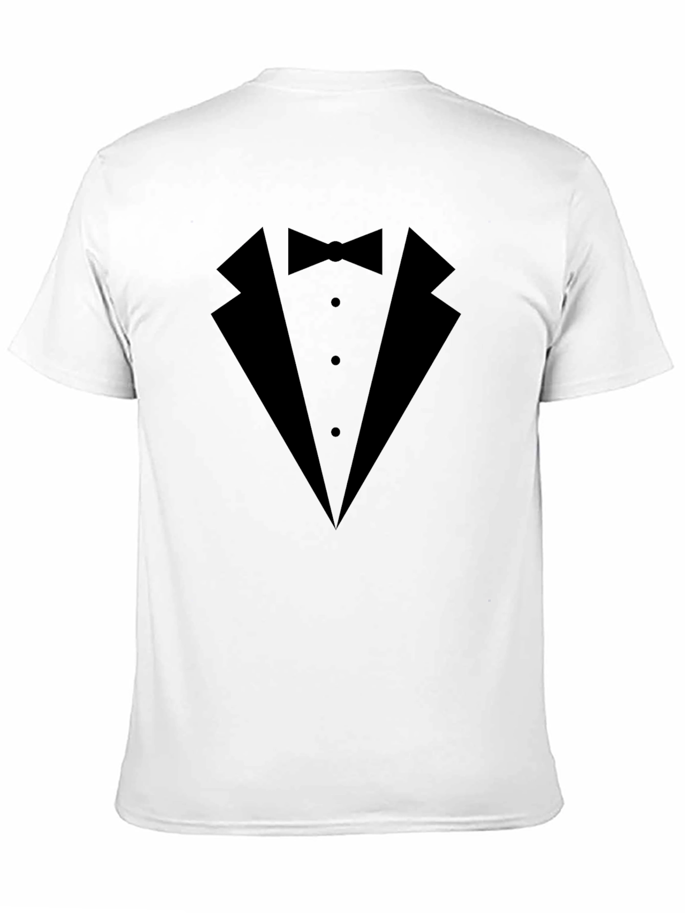 Black Tuxedo T-Shirt - Formal Fun, Black Tee view 11