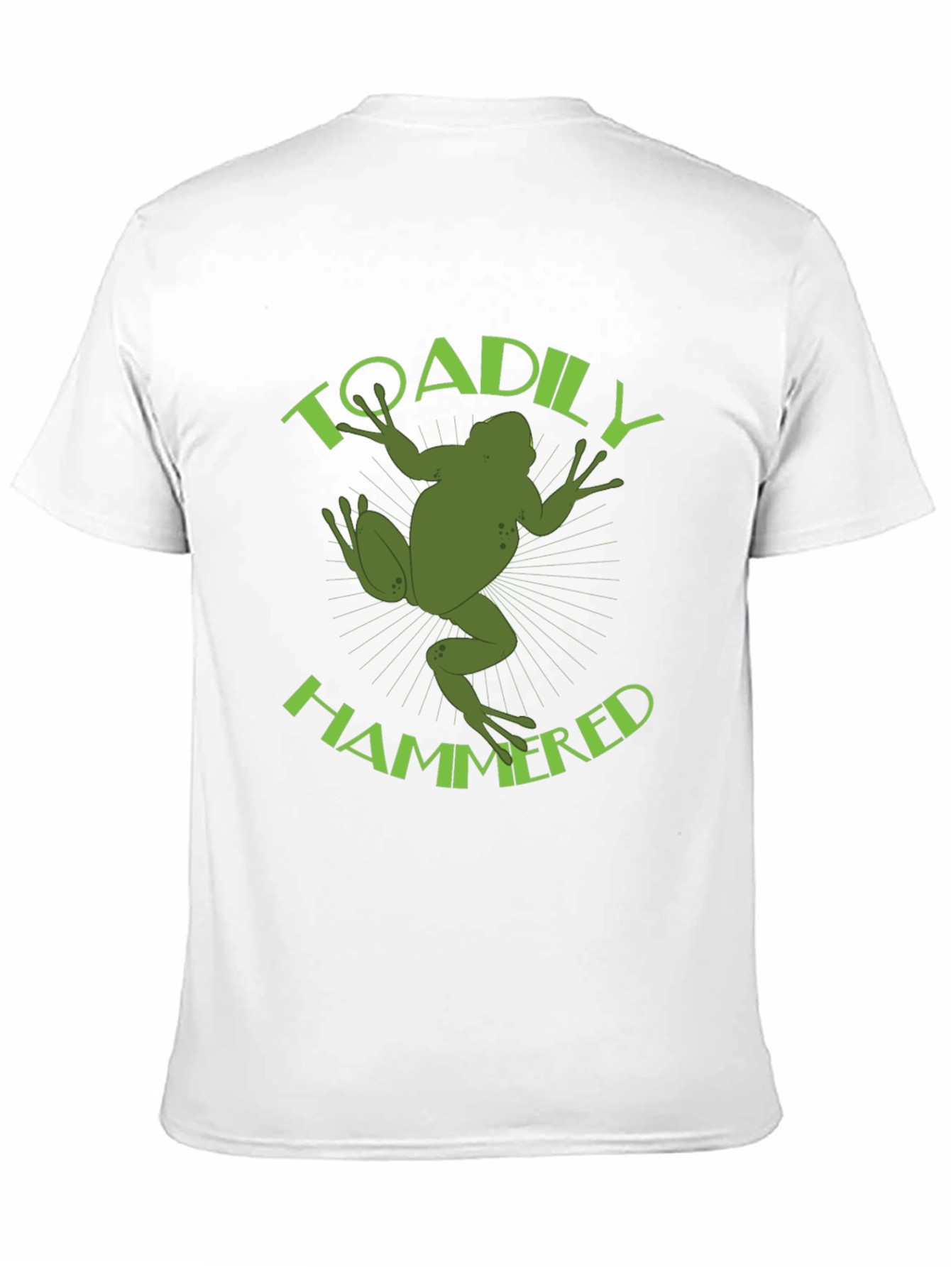 Black Toadally Hammered Frog T-Shirt - Funny Drinking Tee view 11