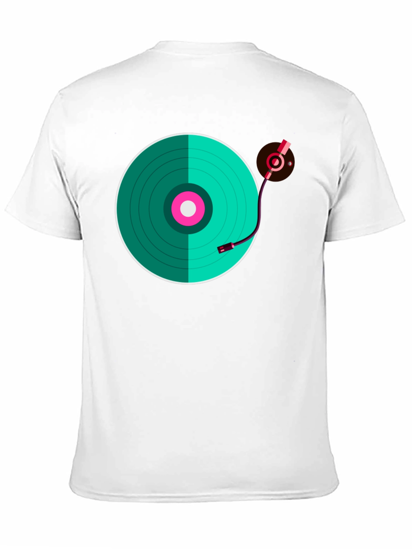 Black Turntable Graphic T-Shirt - Retro Music Lover Tee view 11