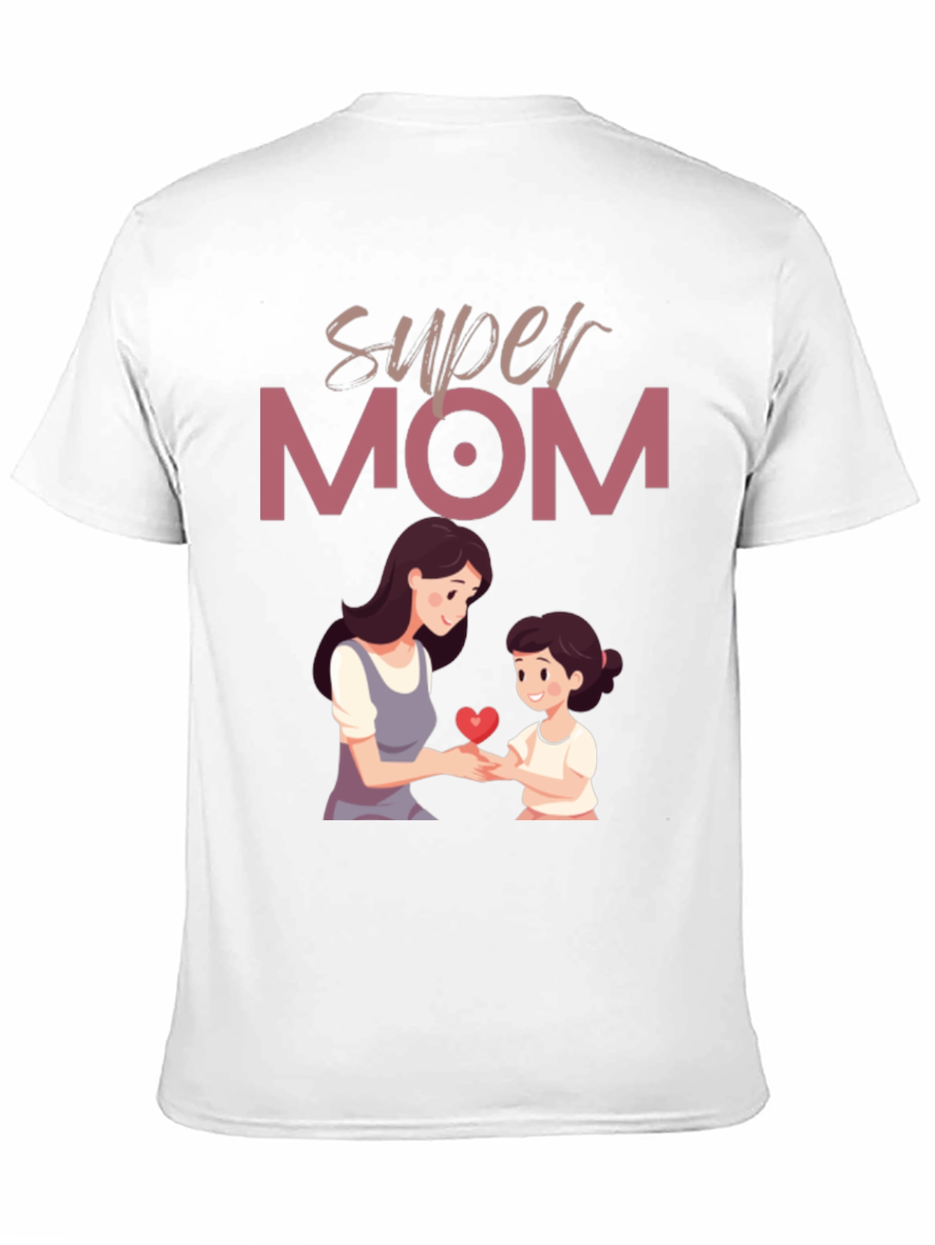 Black Super Mom Graphic Tee - Heartwarming Design view 11