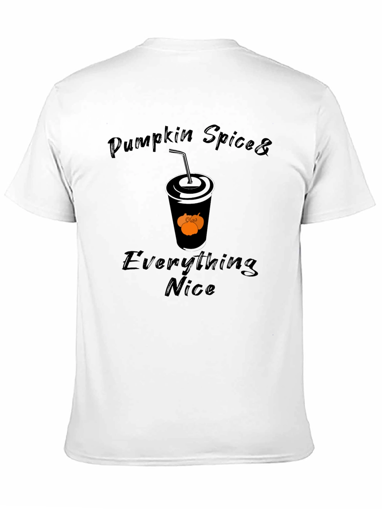 Black Pumpkin Spice & Everything Nice T-Shirt view 11