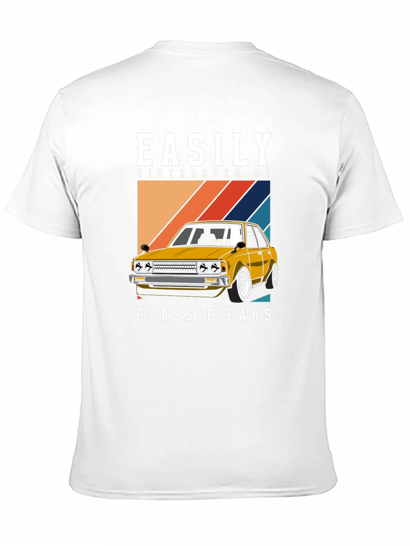 Easily Distracted Classic Cars Graphic Tee - 11