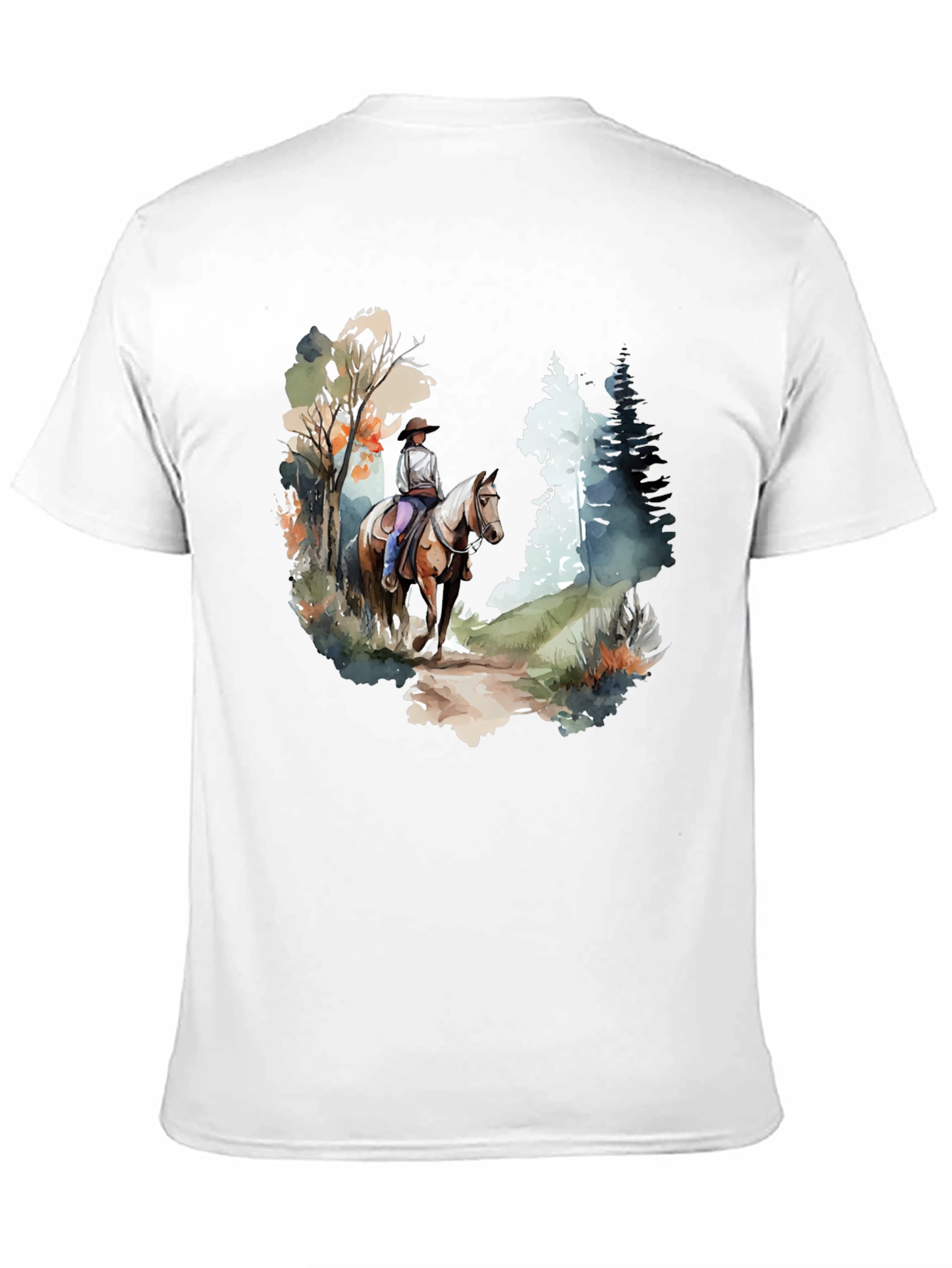 Black Cowgirl Horse Ride T-Shirt view 11