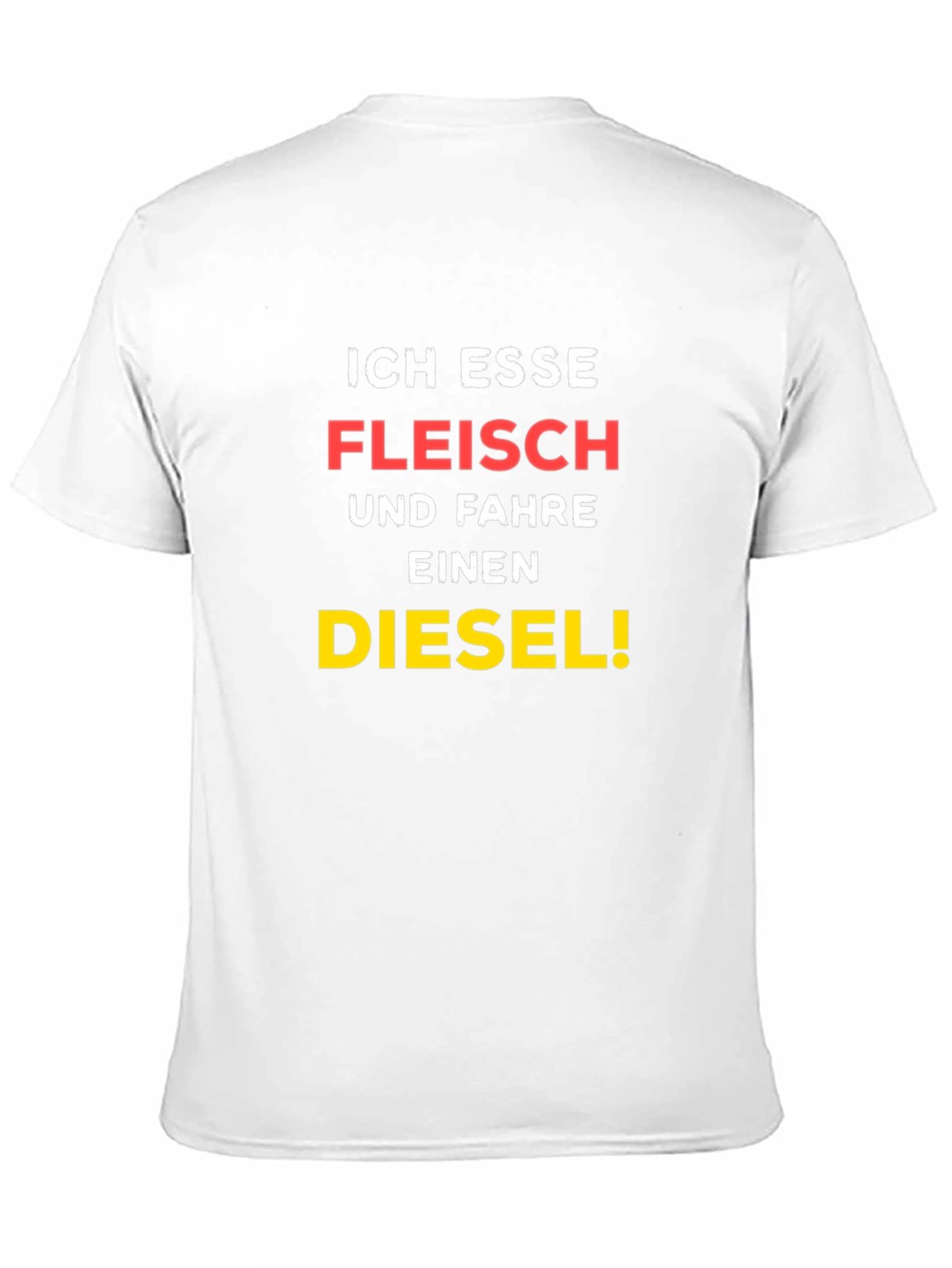 Black Ich Esse Fleisch T-Shirt - Diesel Fun Tee view 11