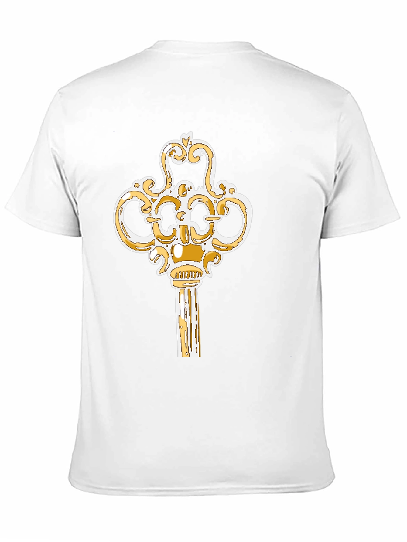 Black Vintage Key Graphic T-Shirt view 11