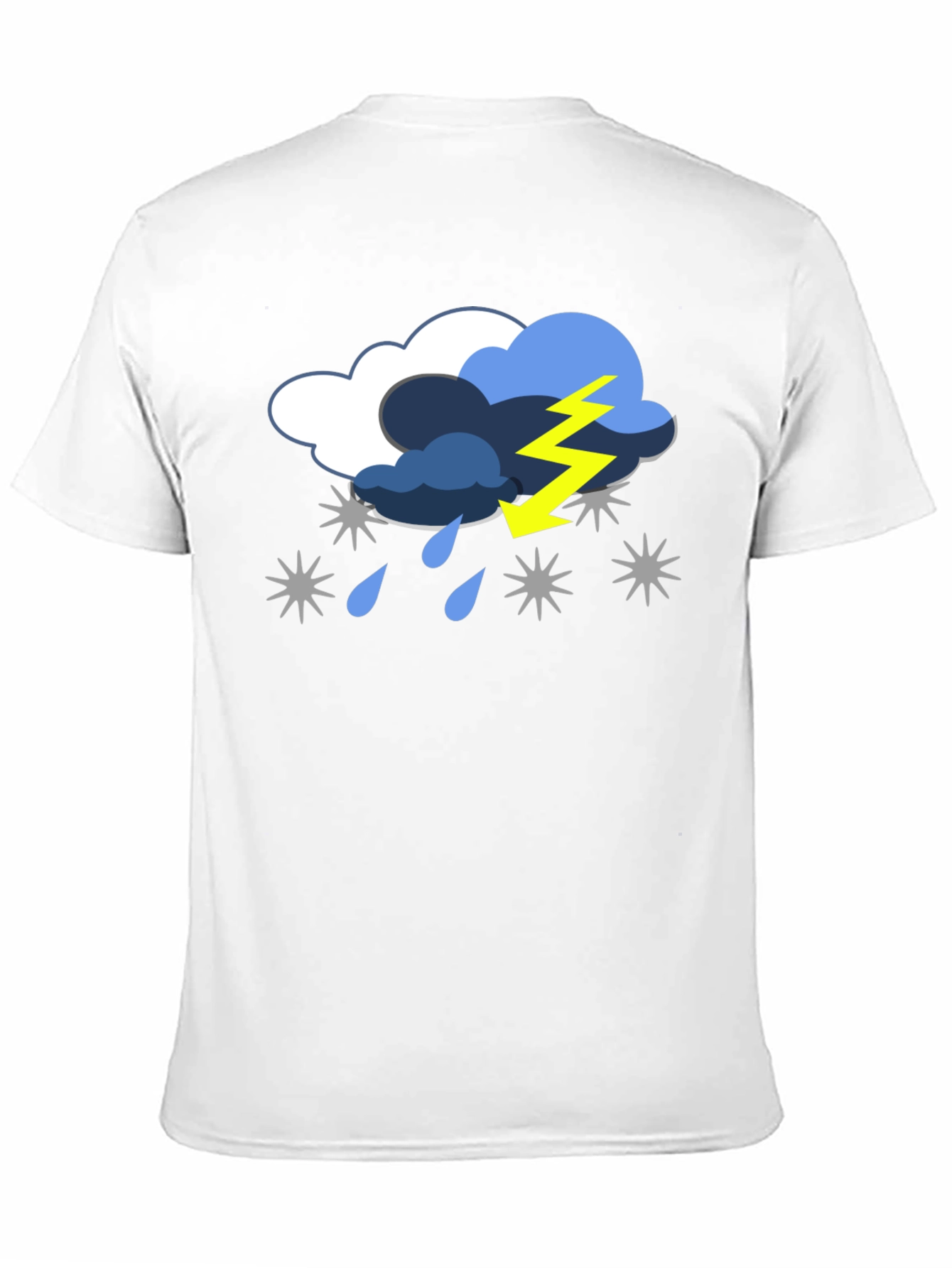 Black Stormy Weather Graphic Tee - Black T-Shirt view 11