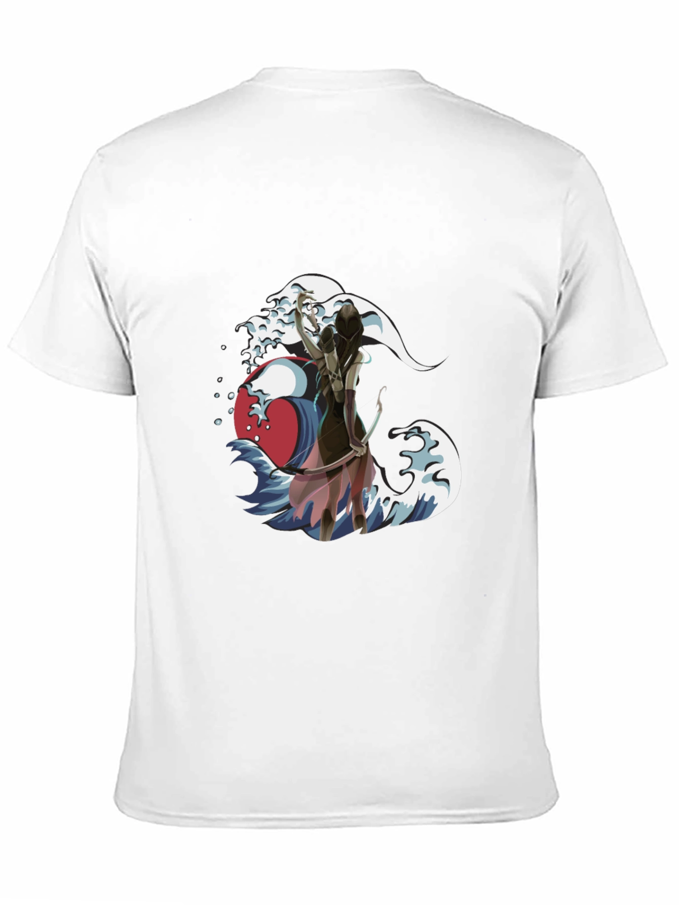 Black Wave Archer Graphic Tee - Unique Design! view 11