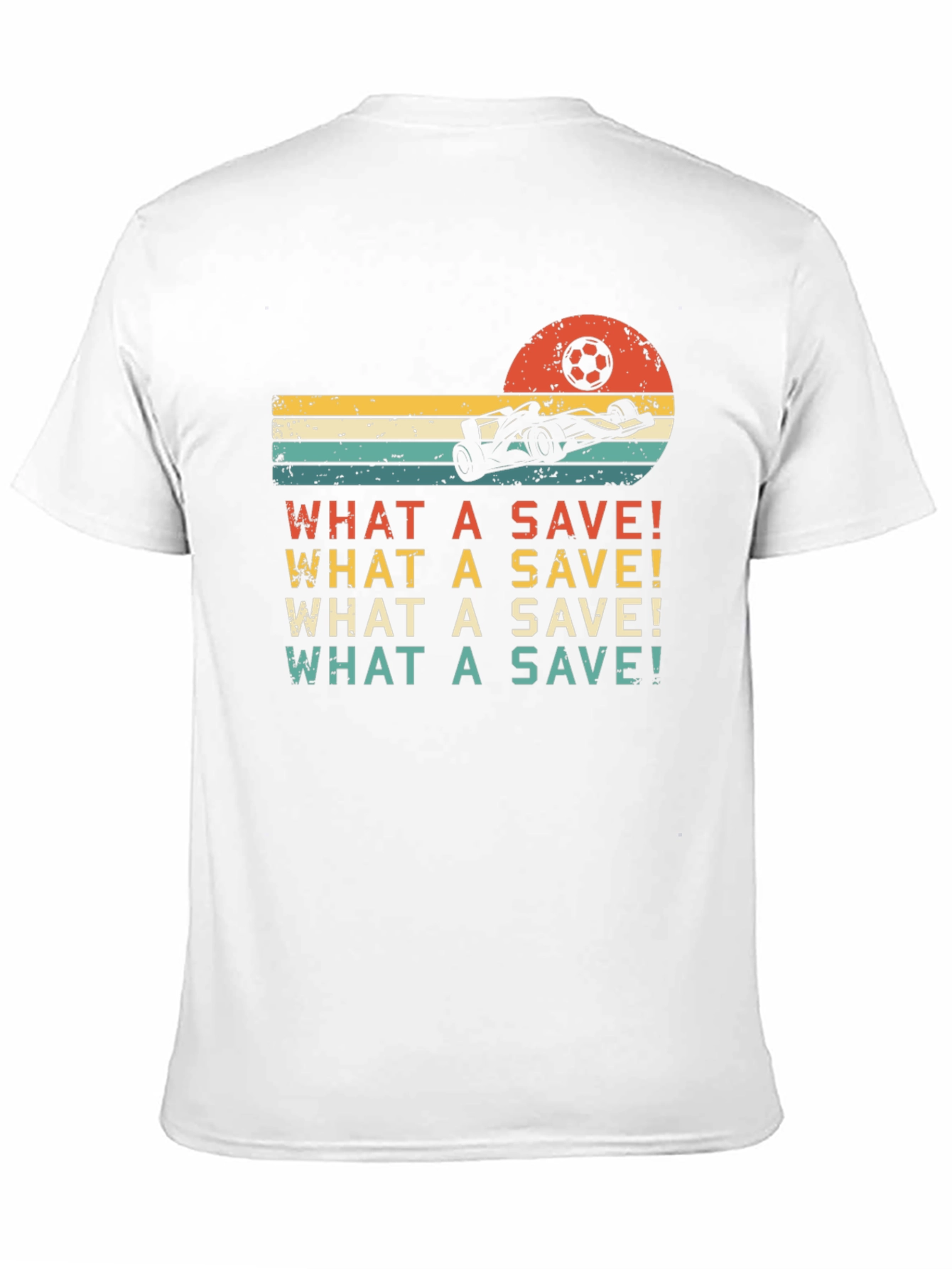 Black Retro What A Save! T-Shirt view 11