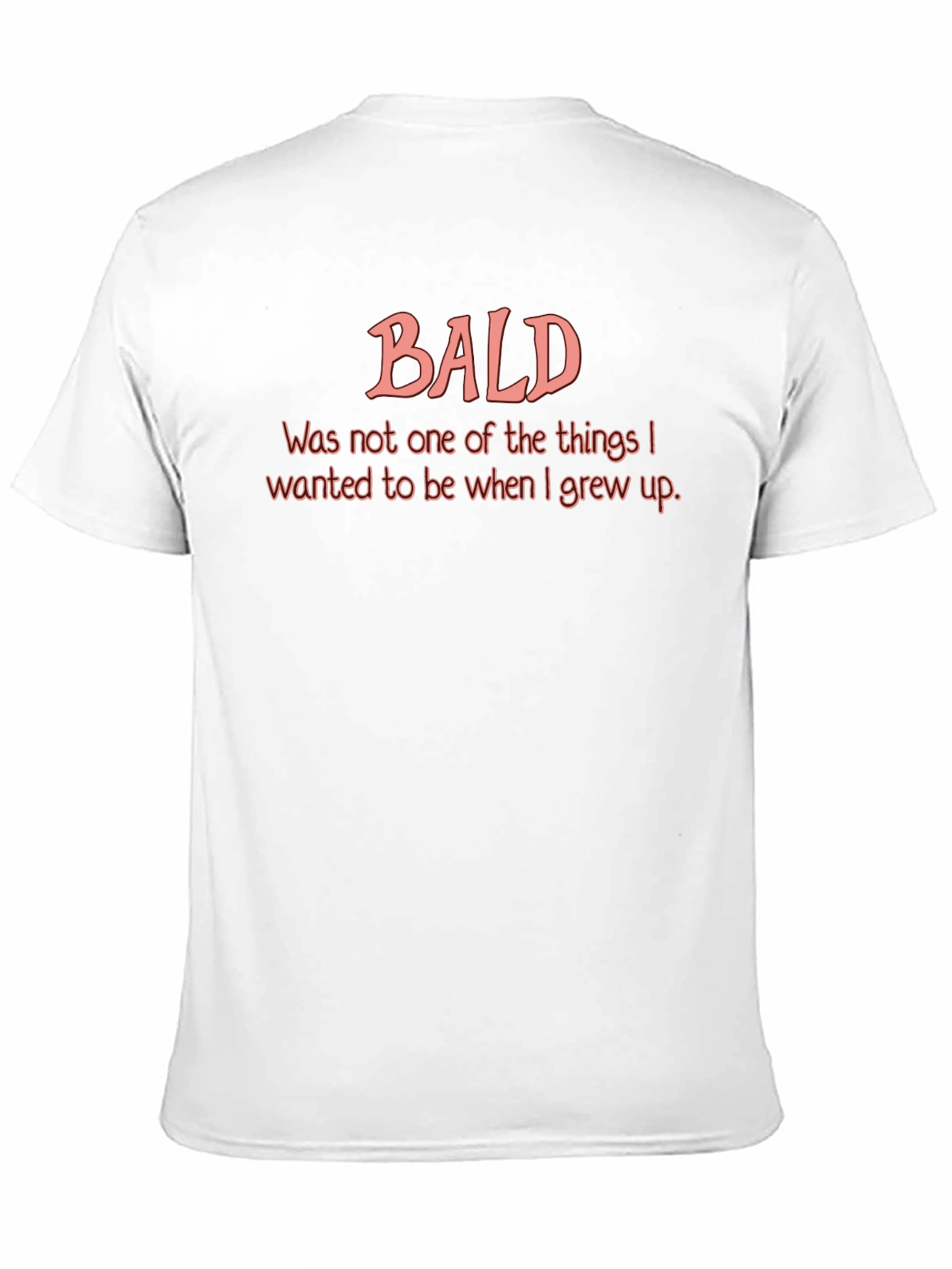 Black Humorous Bald T-Shirt - Men's Black Graphic Tee view 11