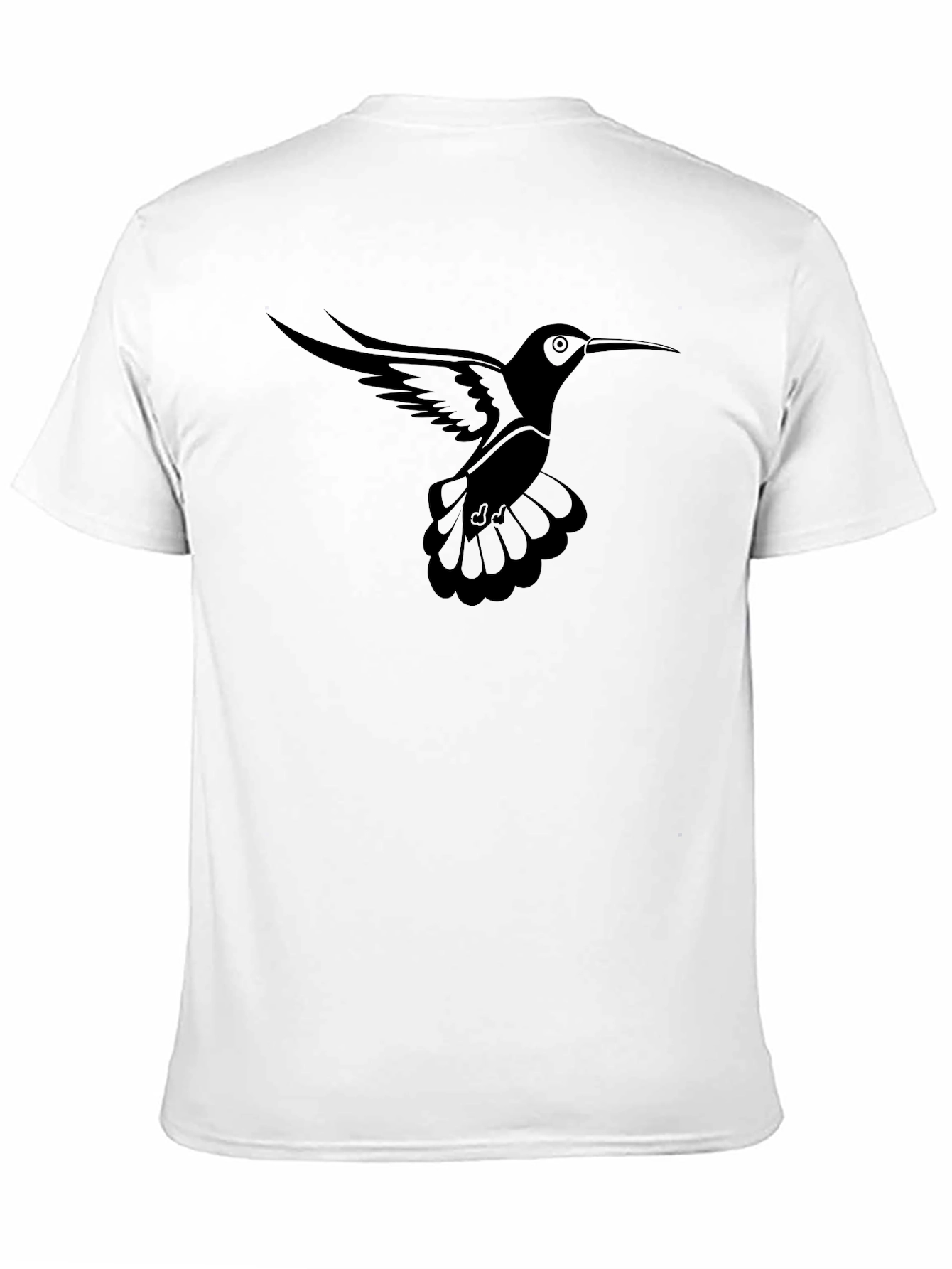 Black Hummingbird Graphic Tee - Men's Black T-Shirt view 11
