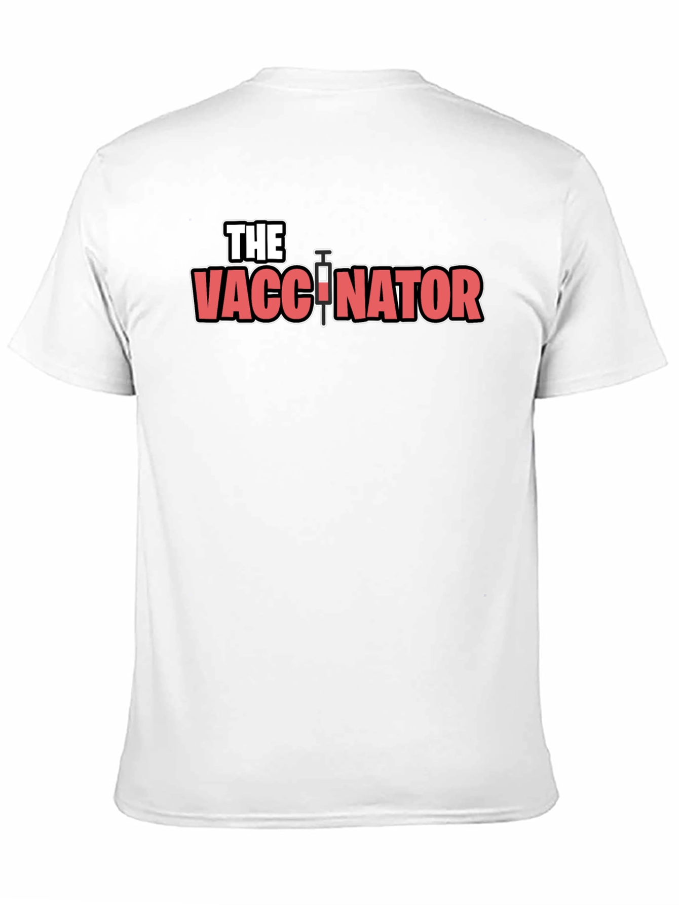 Black The Vaccinator T-Shirt - Novelty Graphic Tee view 11