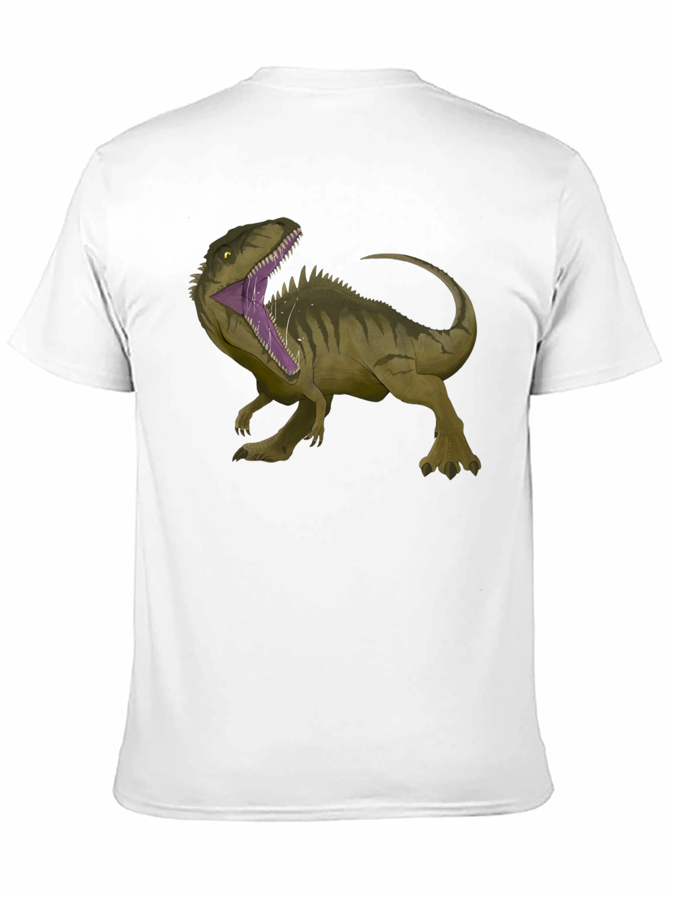 Black Dinosaur Graphic T-Shirt - Black view 11