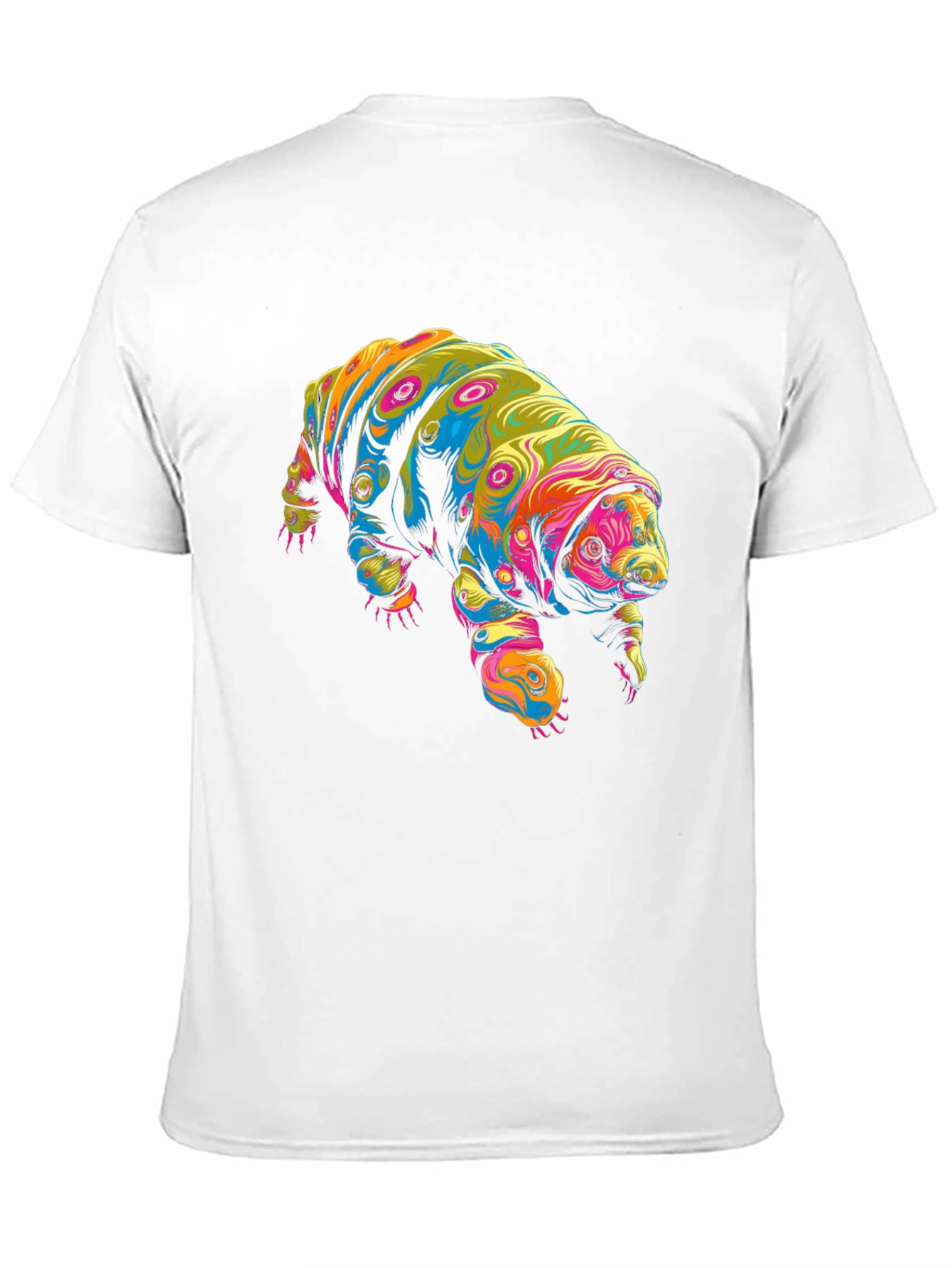 Black Psychedelic Tardigrade Graphic T-Shirt view 11