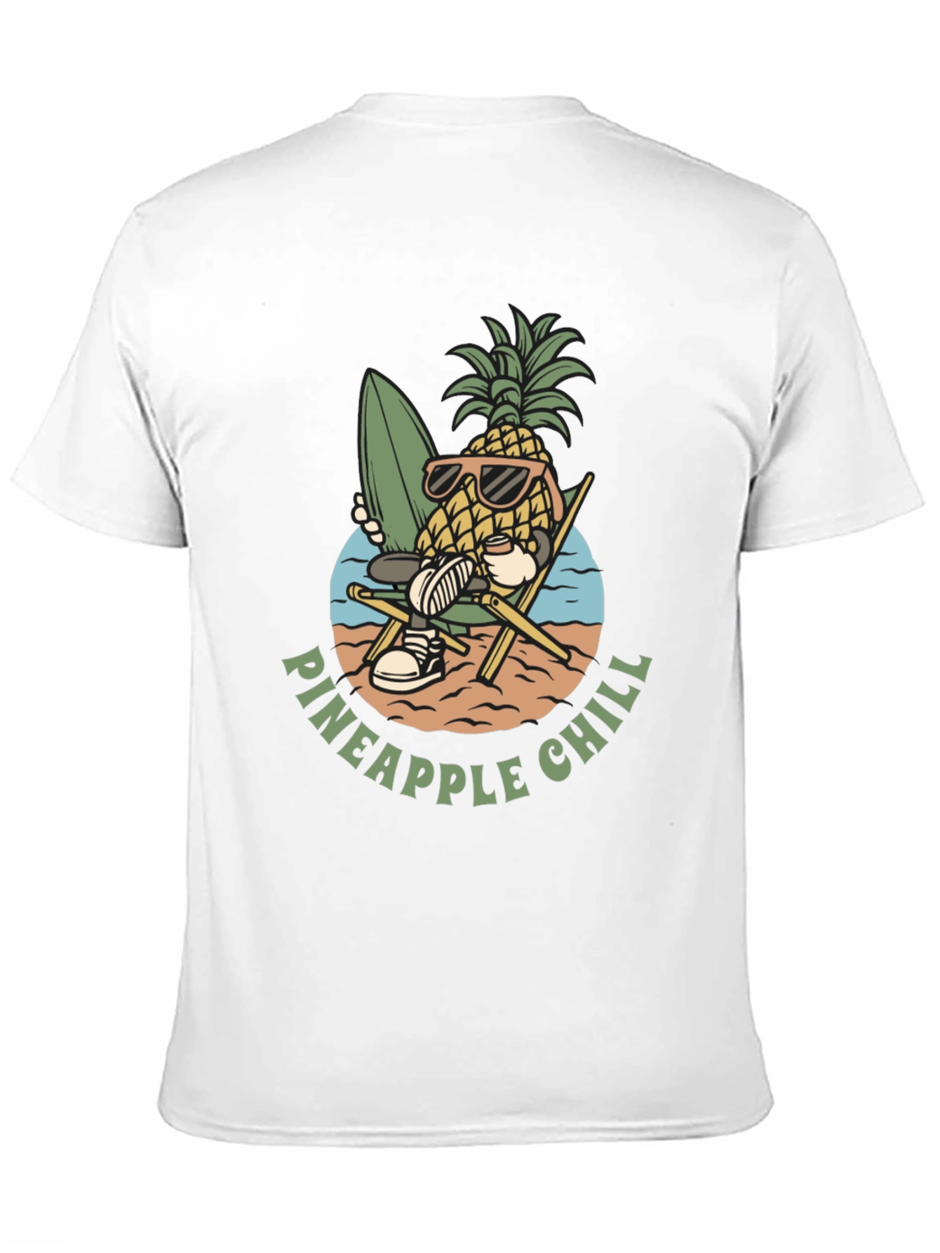 Black Pineapple Chill T-Shirt view 11