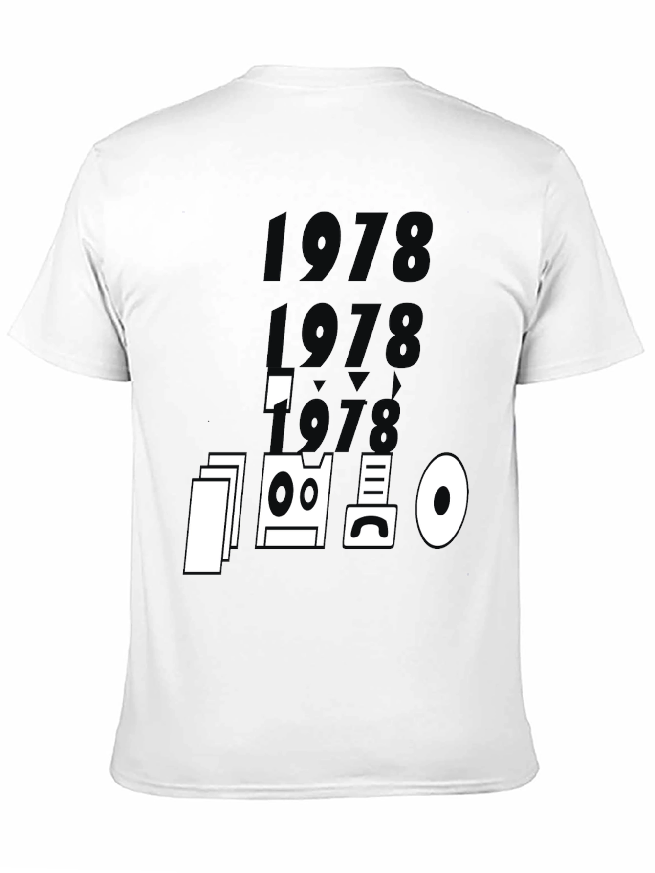 Black Retro 1978 Graphic T-Shirt - Unique Design view 11