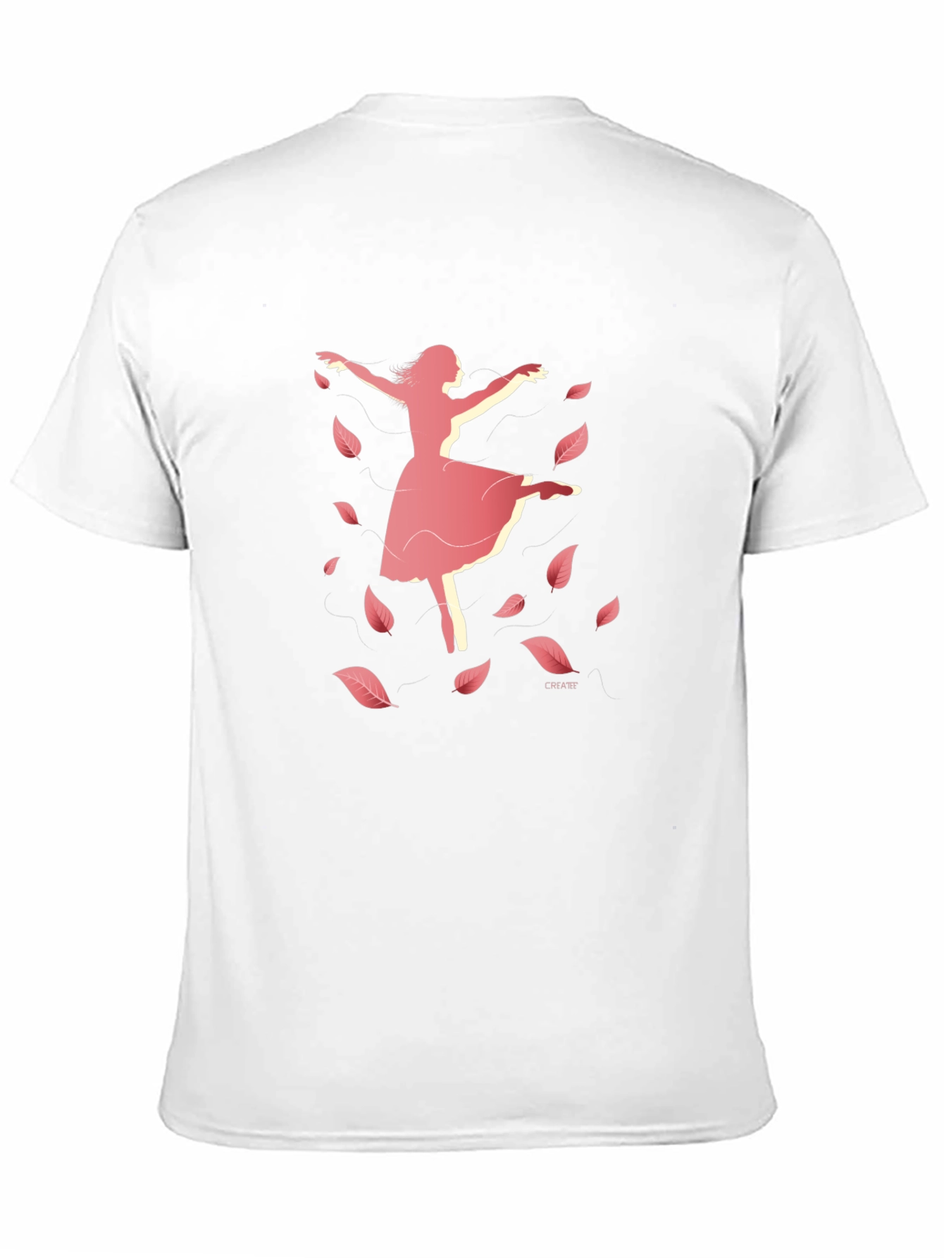 Black Ballet Dancer T-Shirt - Black view 11