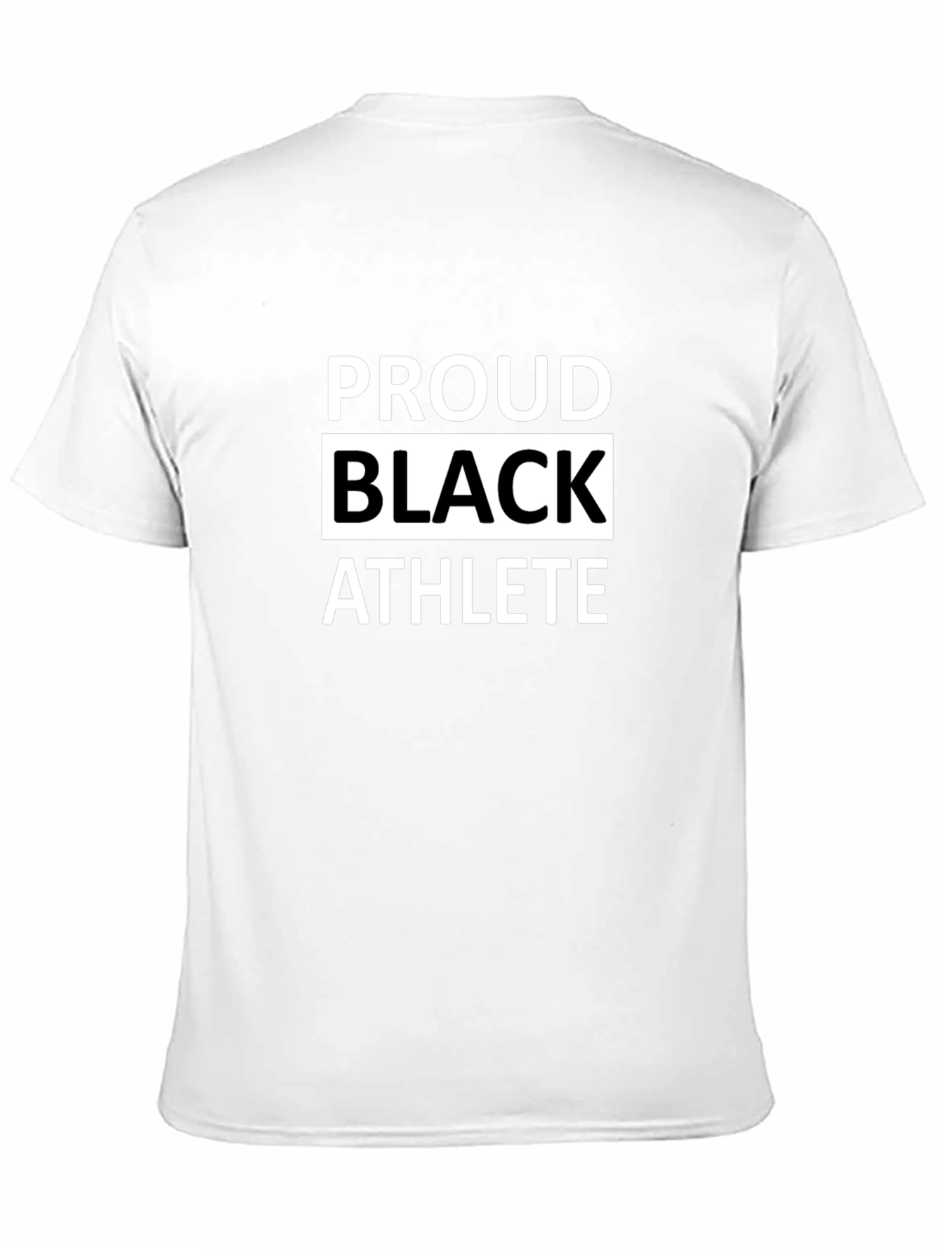 Black Proud Black Athlete T-Shirt - Bold Statement Tee view 11