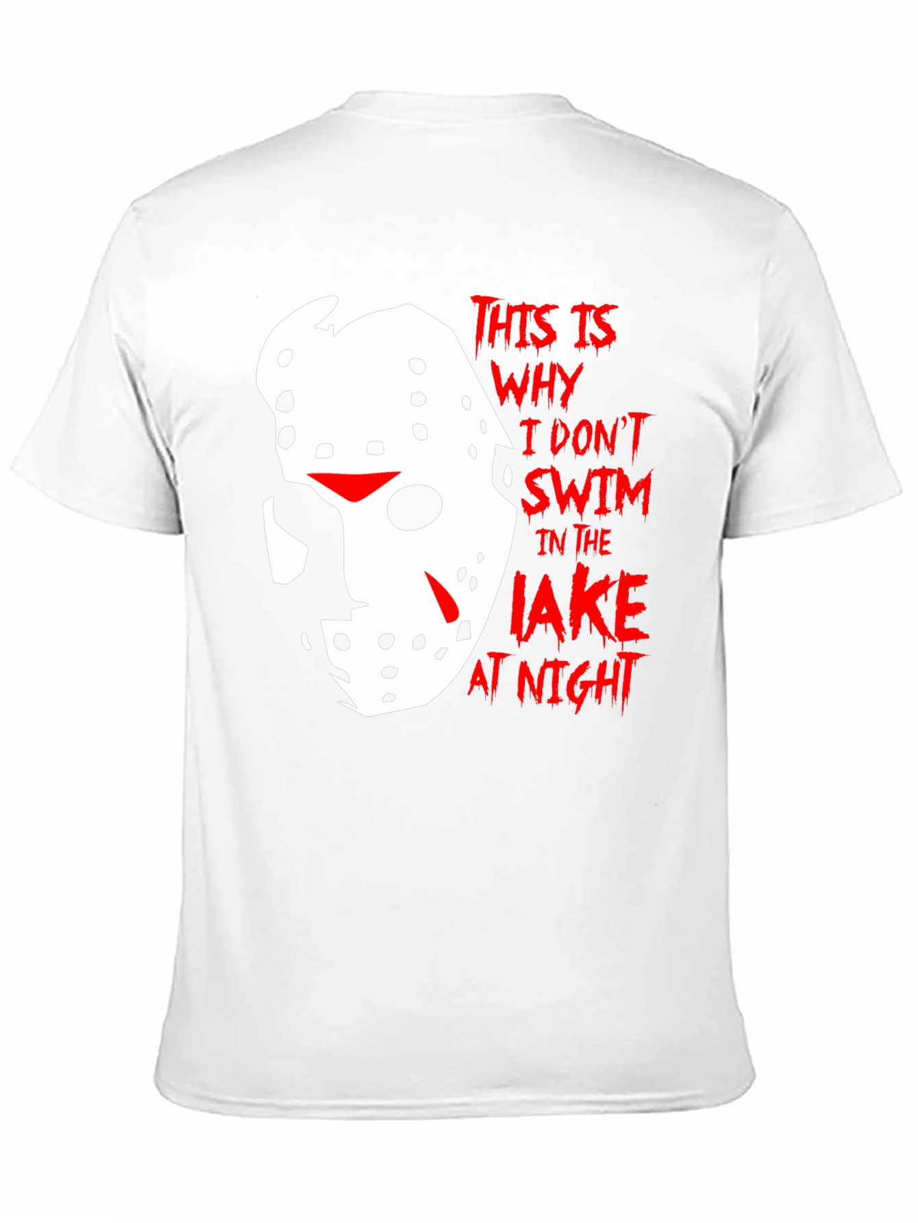 Friday the 13th T-Shirt - Lake Swim Warning - 11