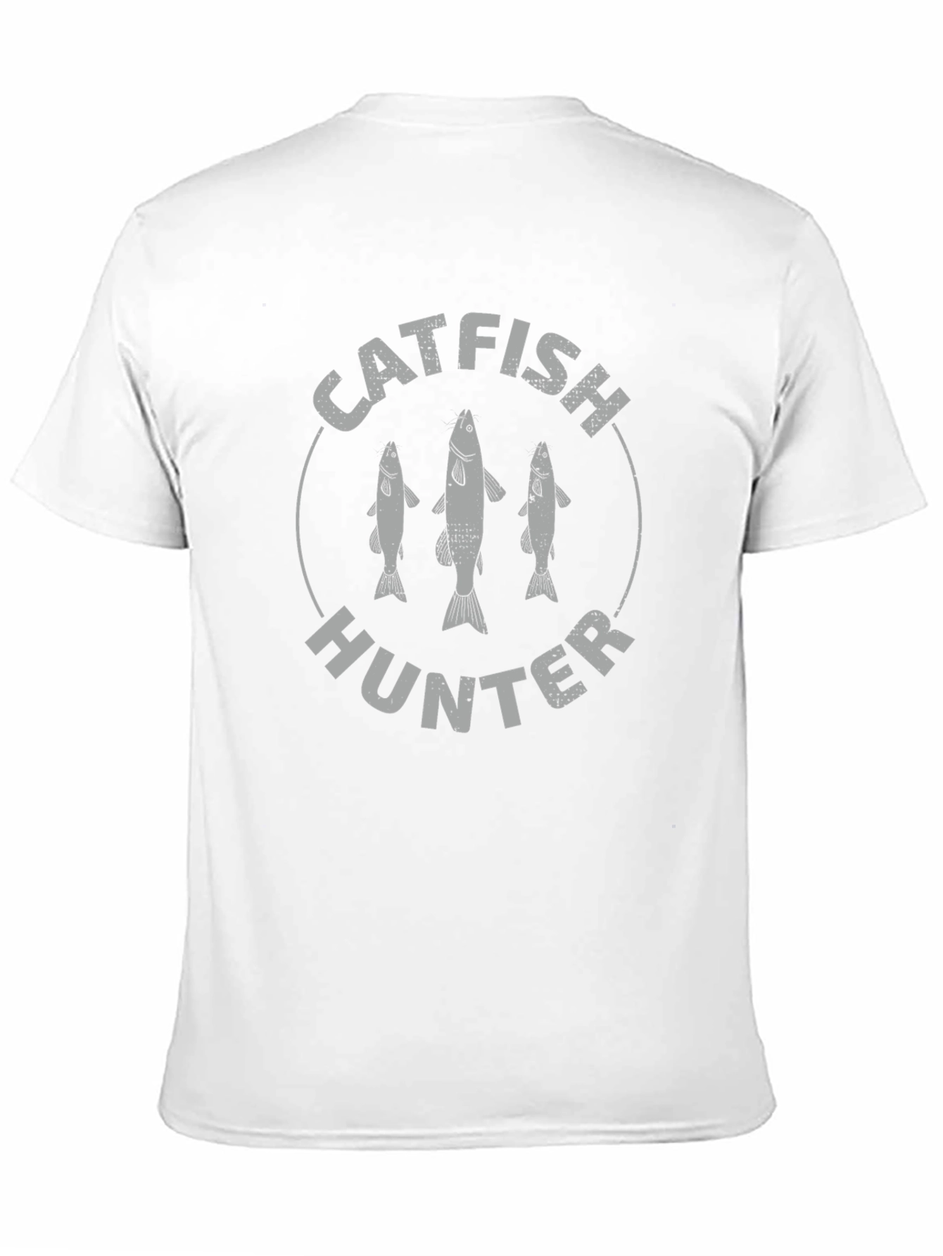 Black Catfish Hunter Graphic Tee - Black Cotton T-Shirt view 11