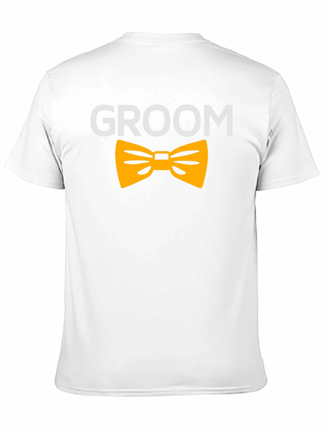 Black Groom T-Shirt - Black with Bowtie view 11