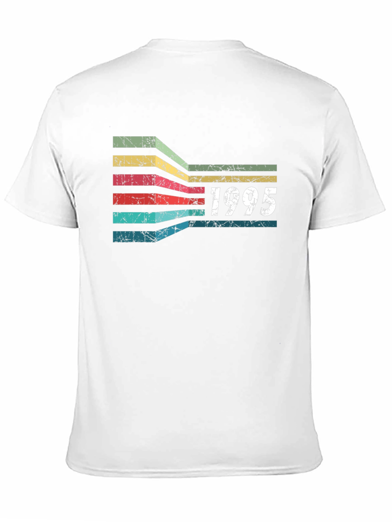 Black Retro 1995 Birthday T-Shirt - Vintage Style view 11