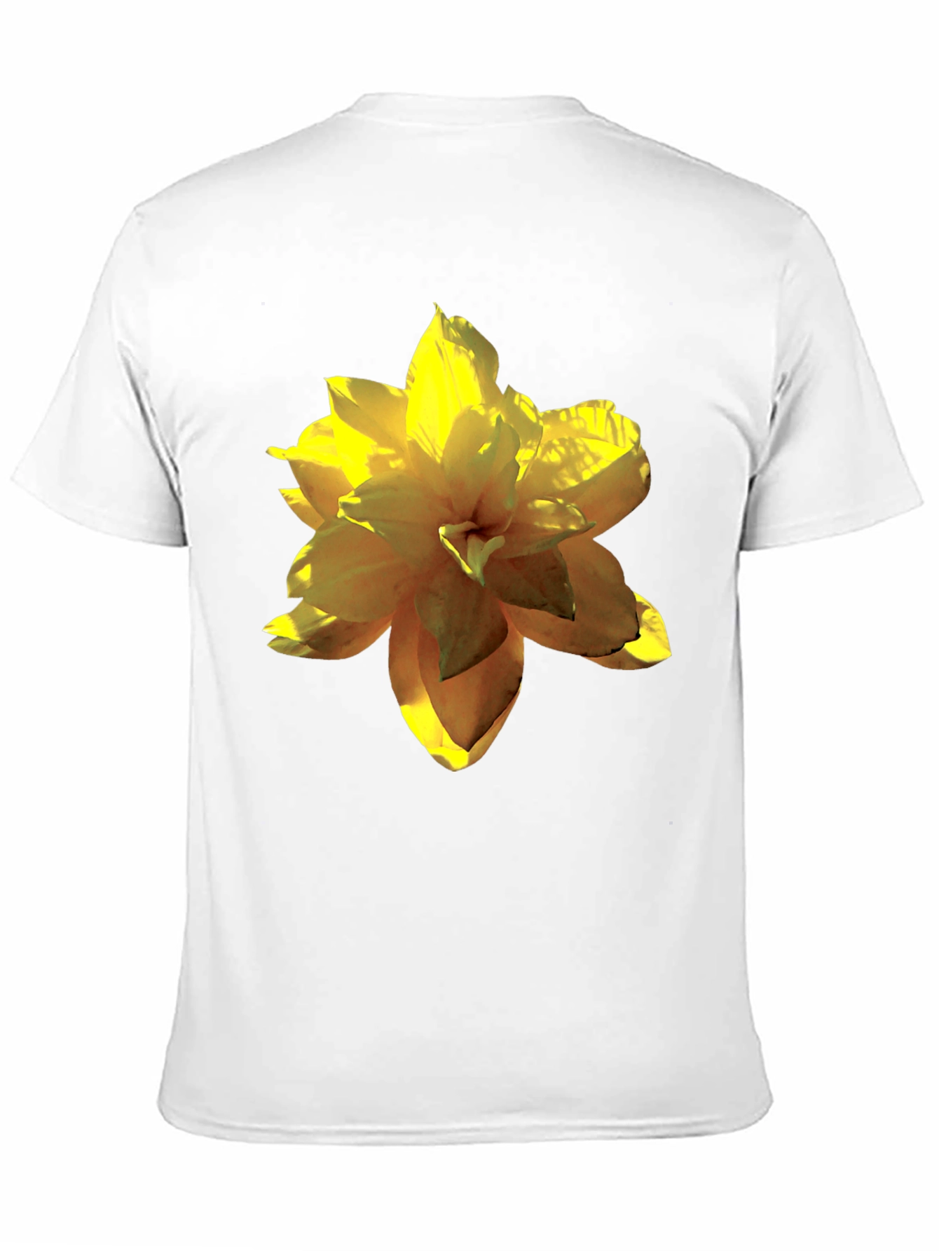 Black Floral Print Black T-Shirt for Men view 11