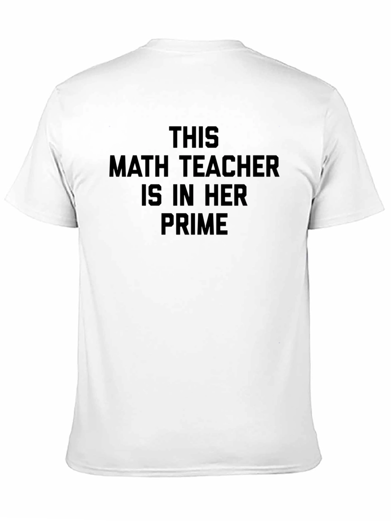 Black Math Teacher Prime T-Shirt view 11