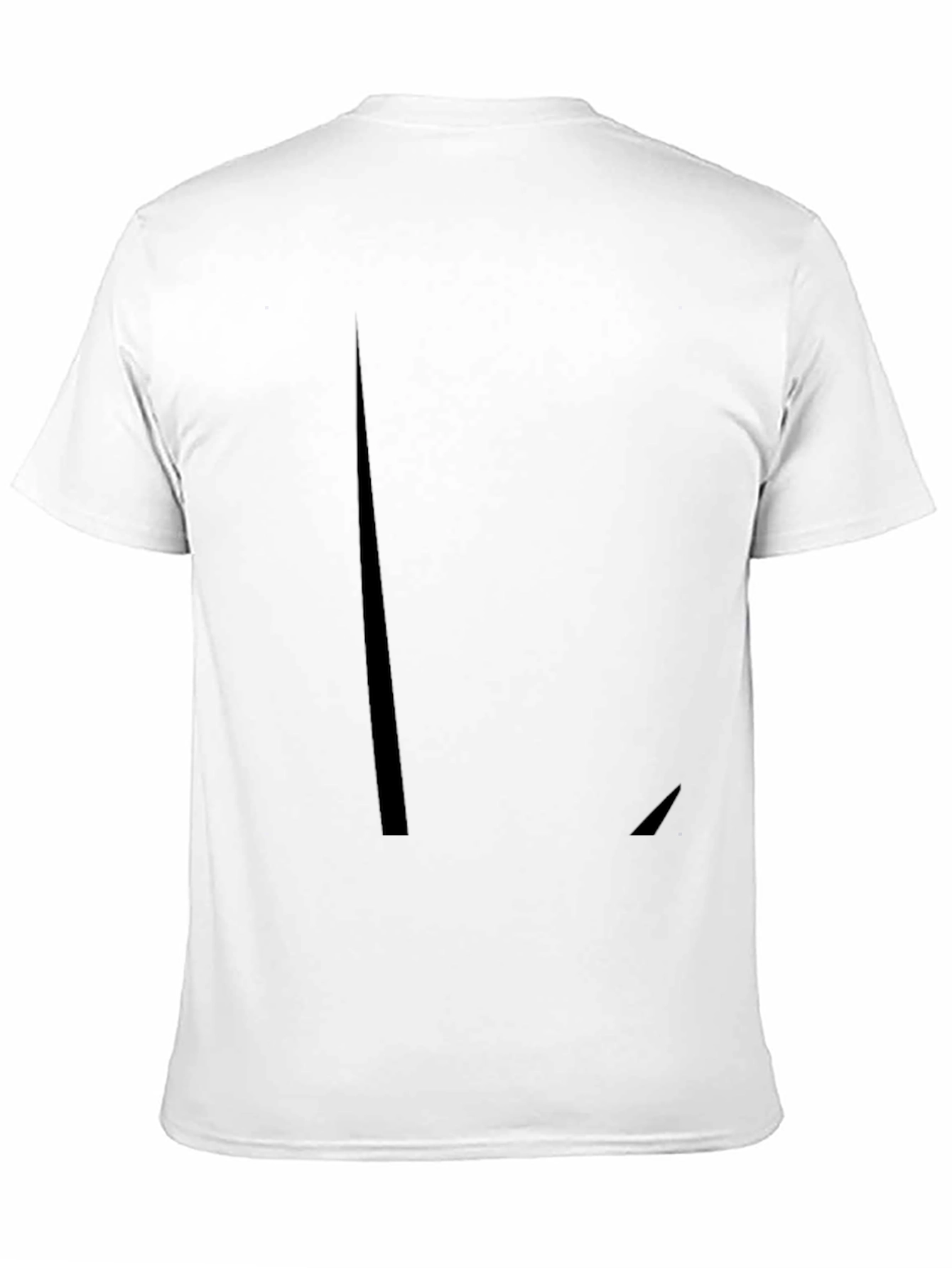 Men's Solid Black Crew Neck T-Shirt - 11