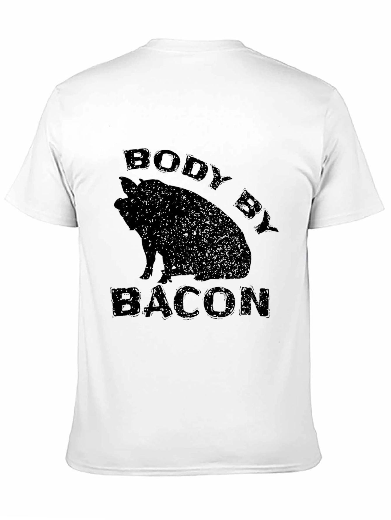Black Body By Bacon Black T-Shirt view 11