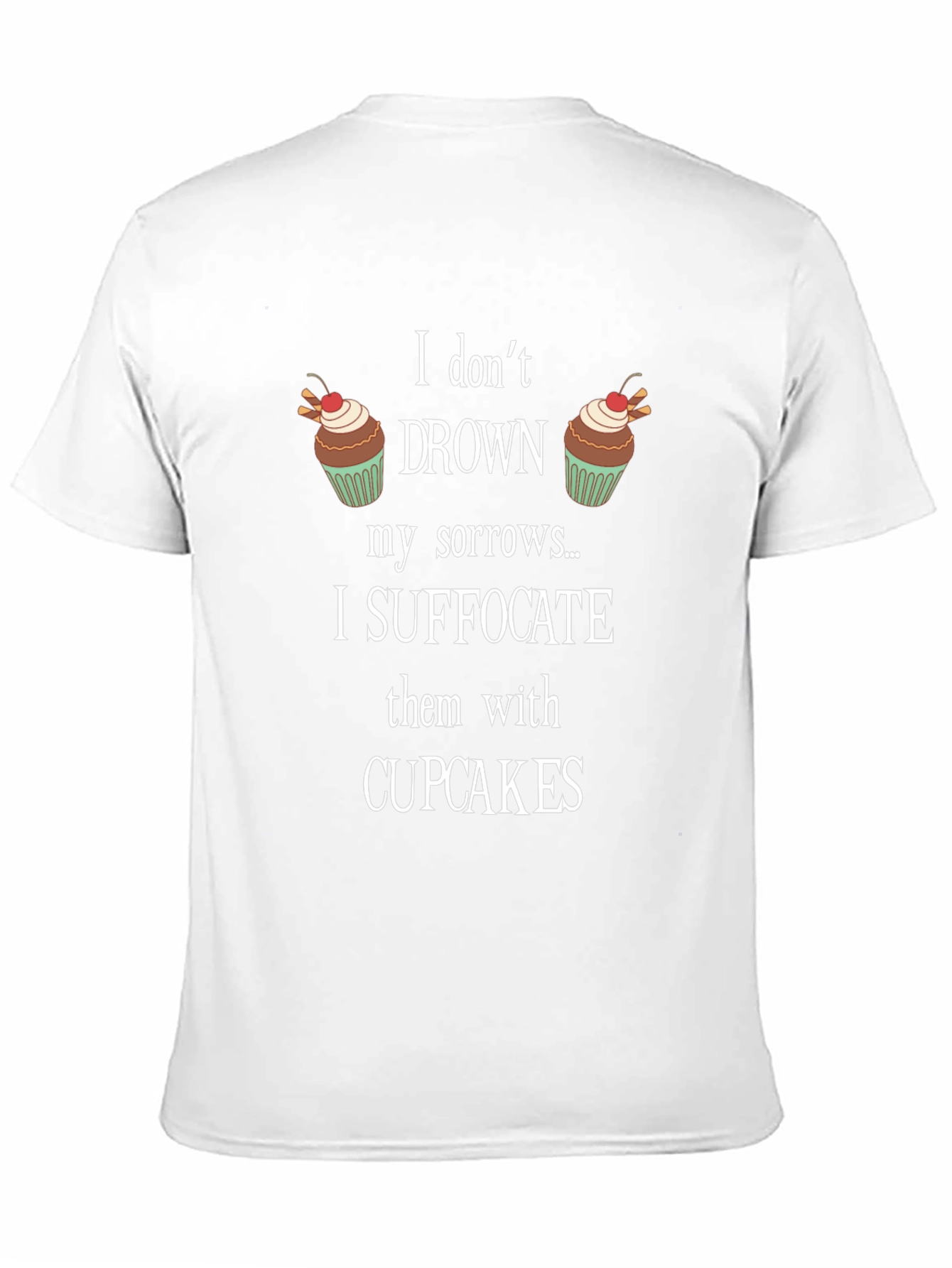 Black Cupcake Sorrow Suffocation T-Shirt view 11