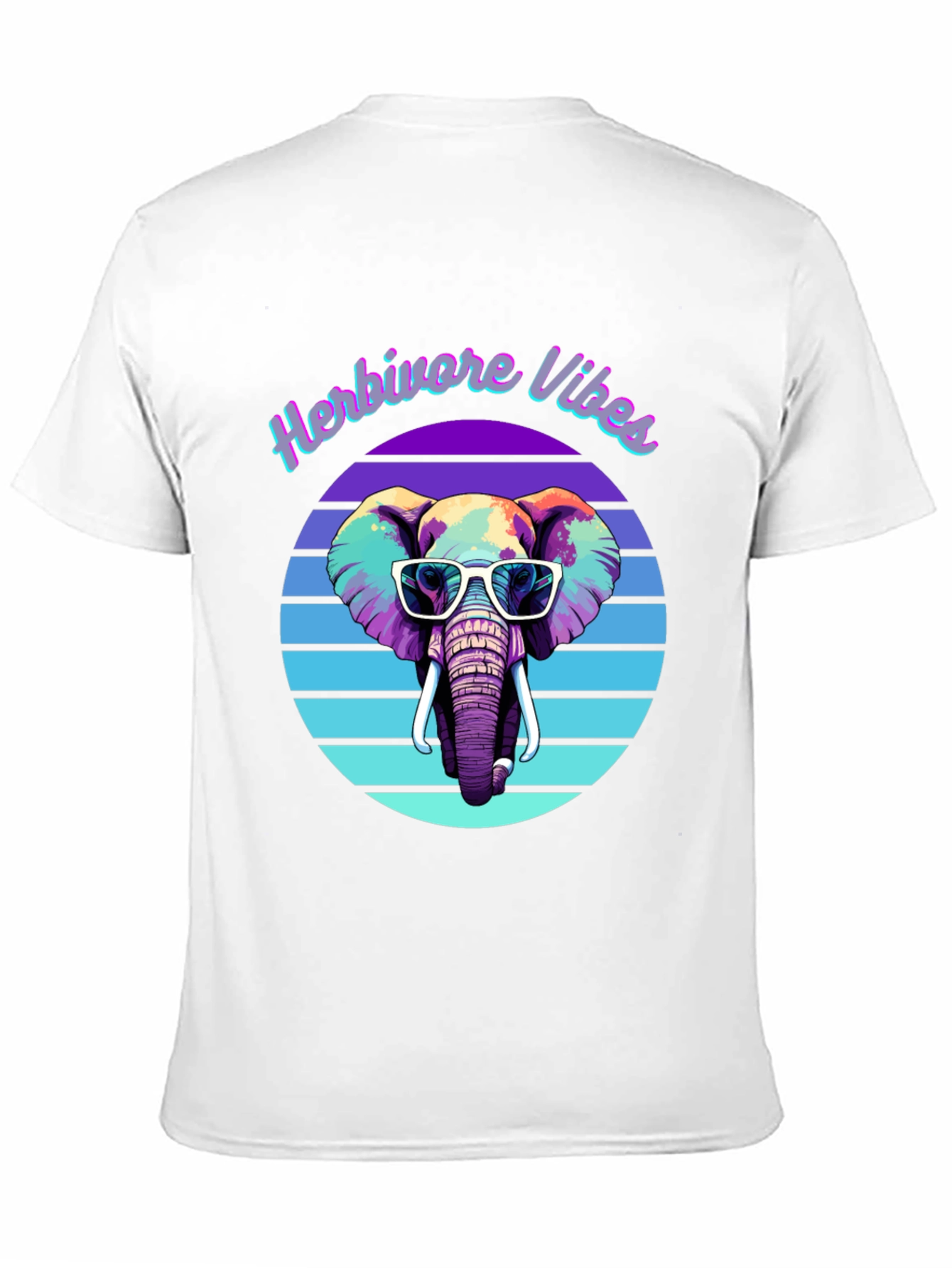 Black Herbivore Vibes Elephant Graphic Tee view 11