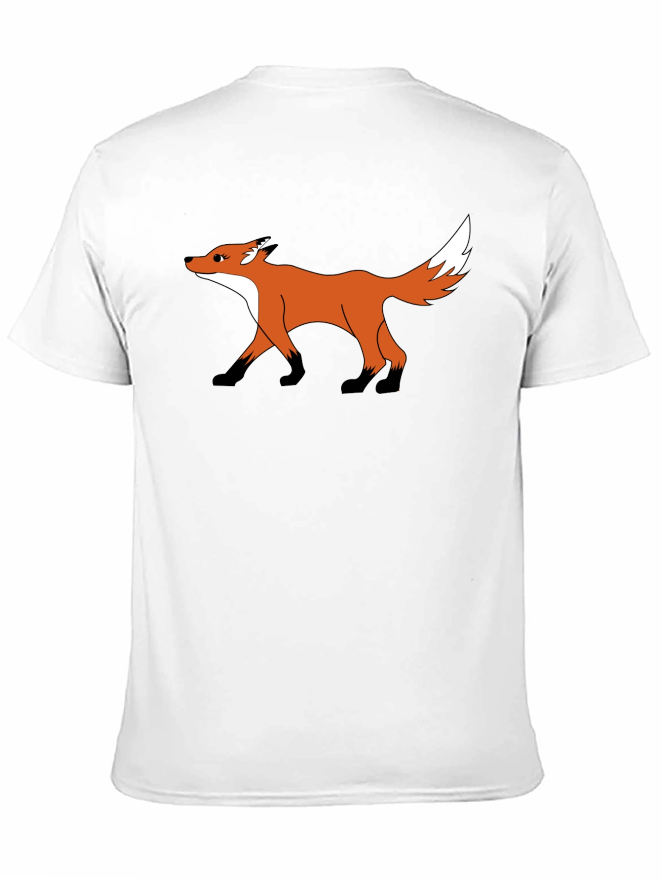 Black Fox Graphic T-Shirt - Casual Wear view 11