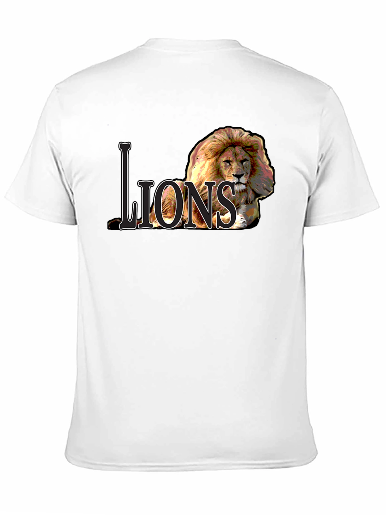 Black Lions Graphic Tee - Bold Lion Design view 11