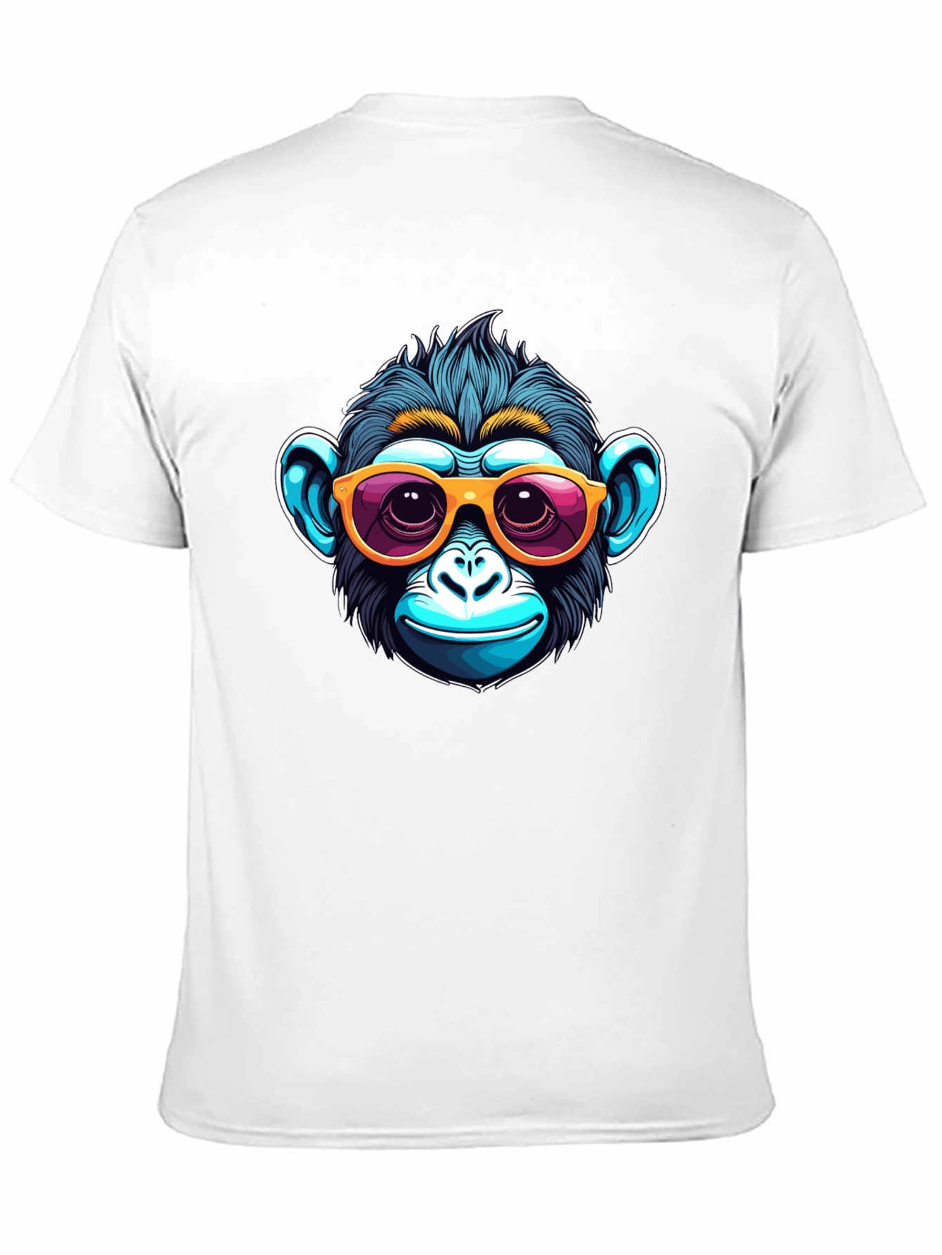 Black Cool Monkey Graphic Tee view 11