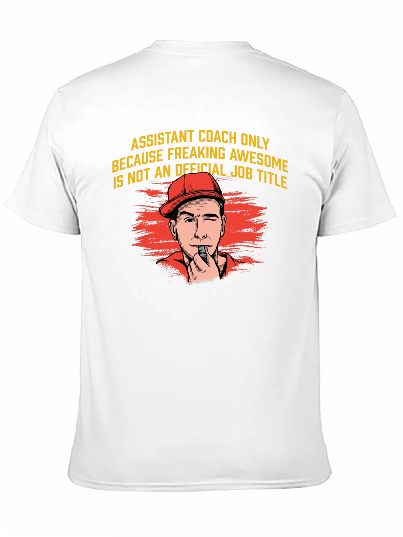 Black Funny Assistant Coach T-Shirt - Freaking Awesome view 11