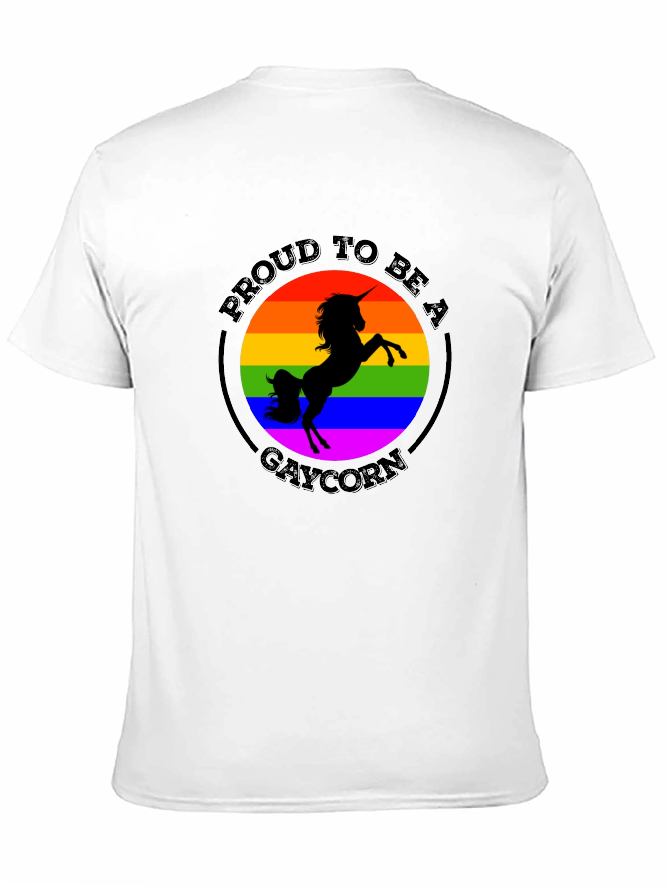 Gaycorn Pride T-Shirt - Rainbow Unicorn Tee - 11