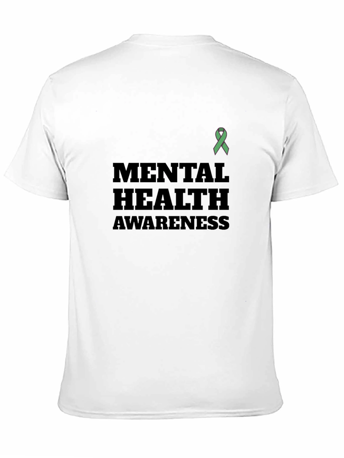 Black Mental Health Awareness T-Shirt - Black view 11