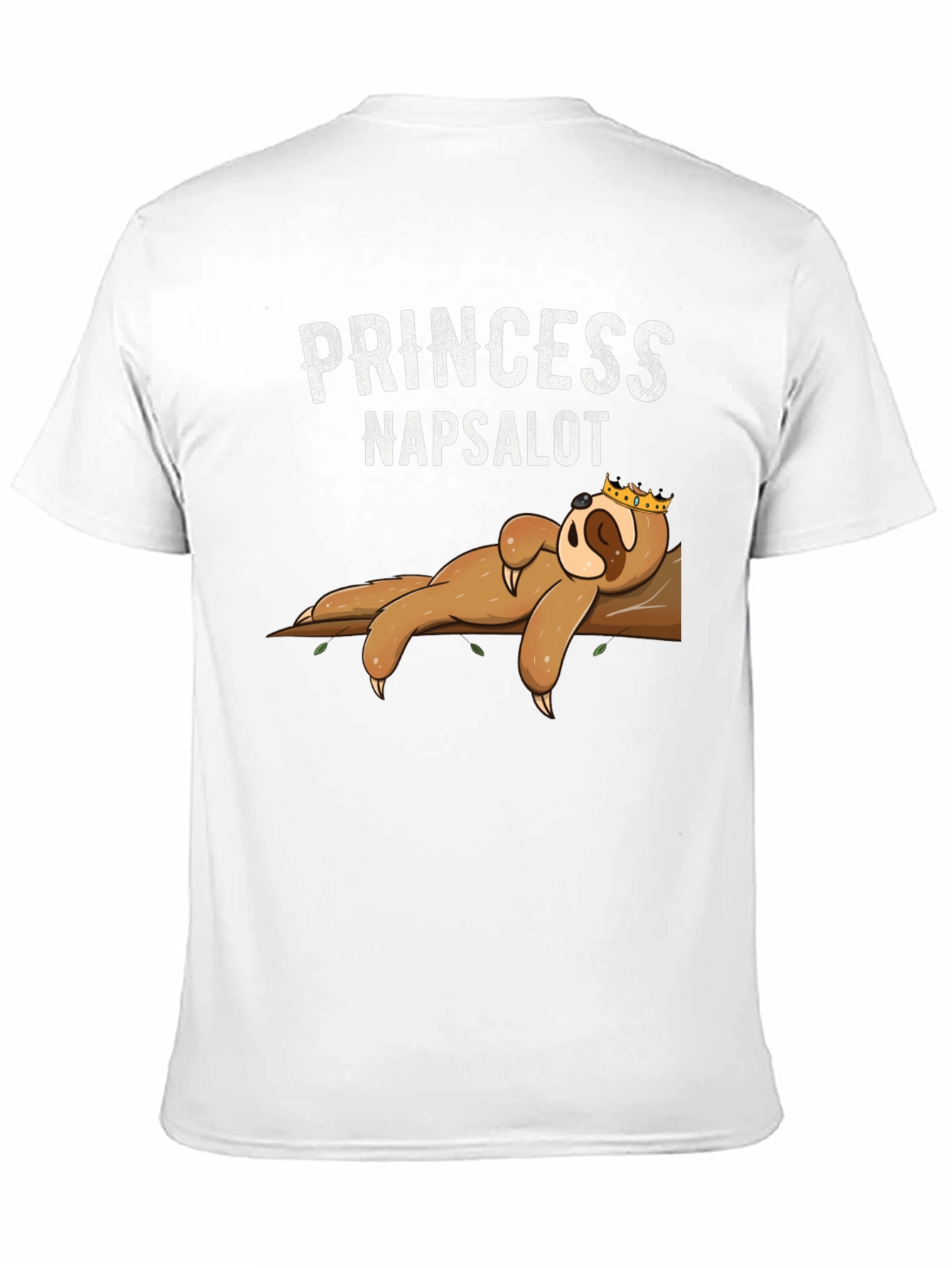 Black Princess Napsalot Sloth Graphic T-Shirt view 11