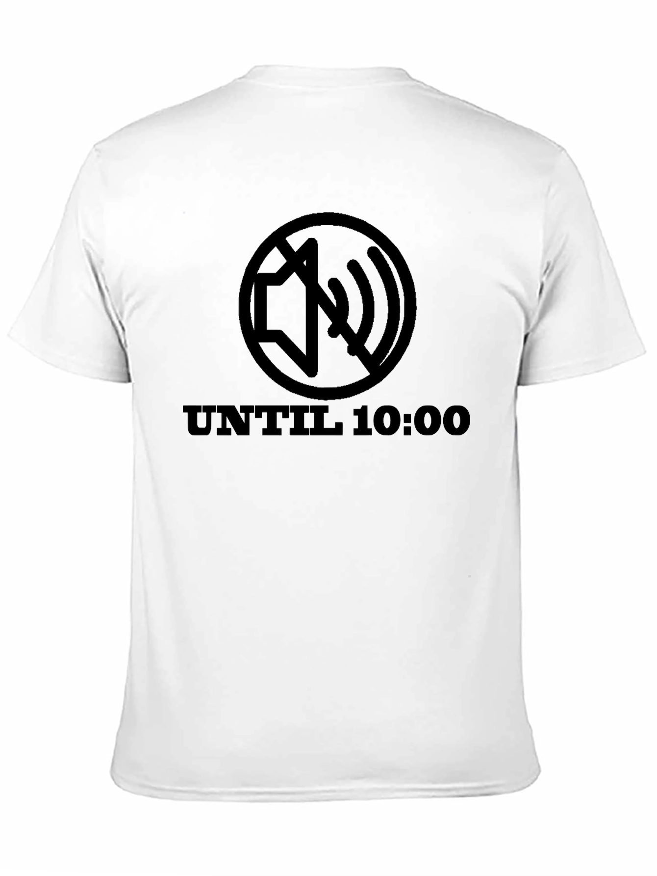 Black Shhh! 'Until 10' Graphic Tee view 11