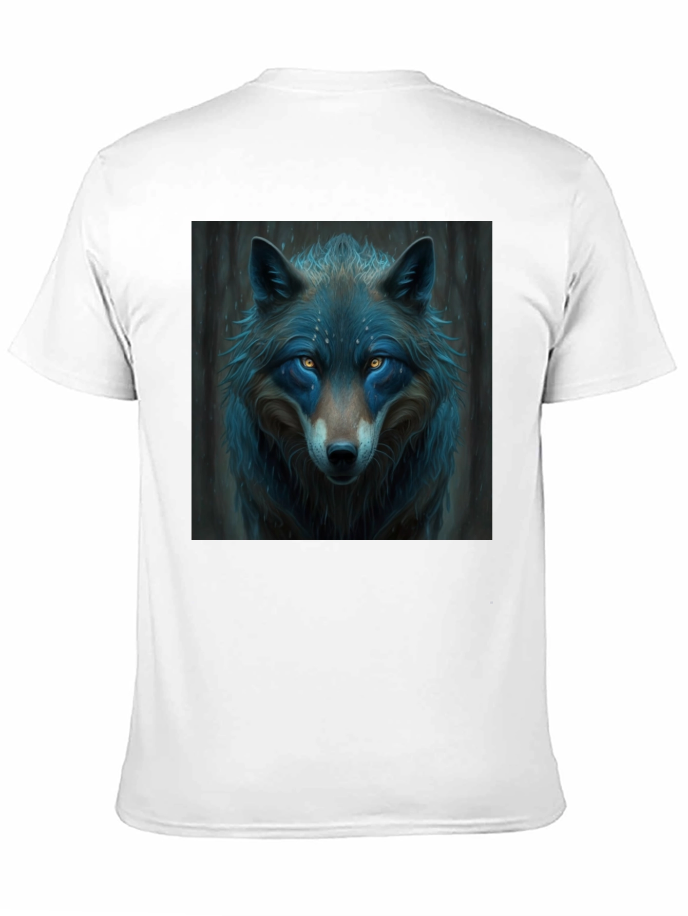 Black Wolf Graphic T-Shirt - Cool Animal Design view 11
