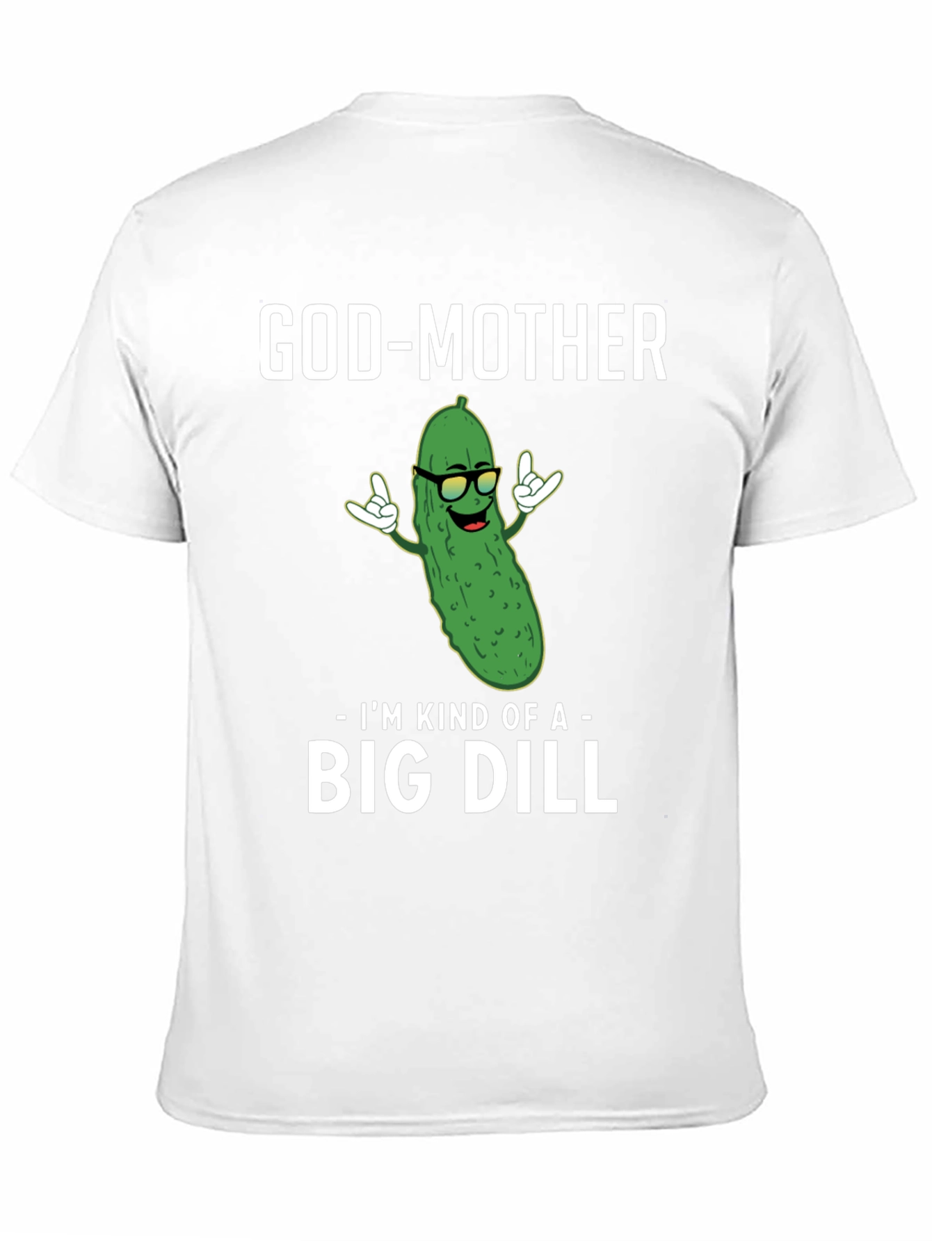Black God-Mother Big Dill Graphic T-Shirt view 11