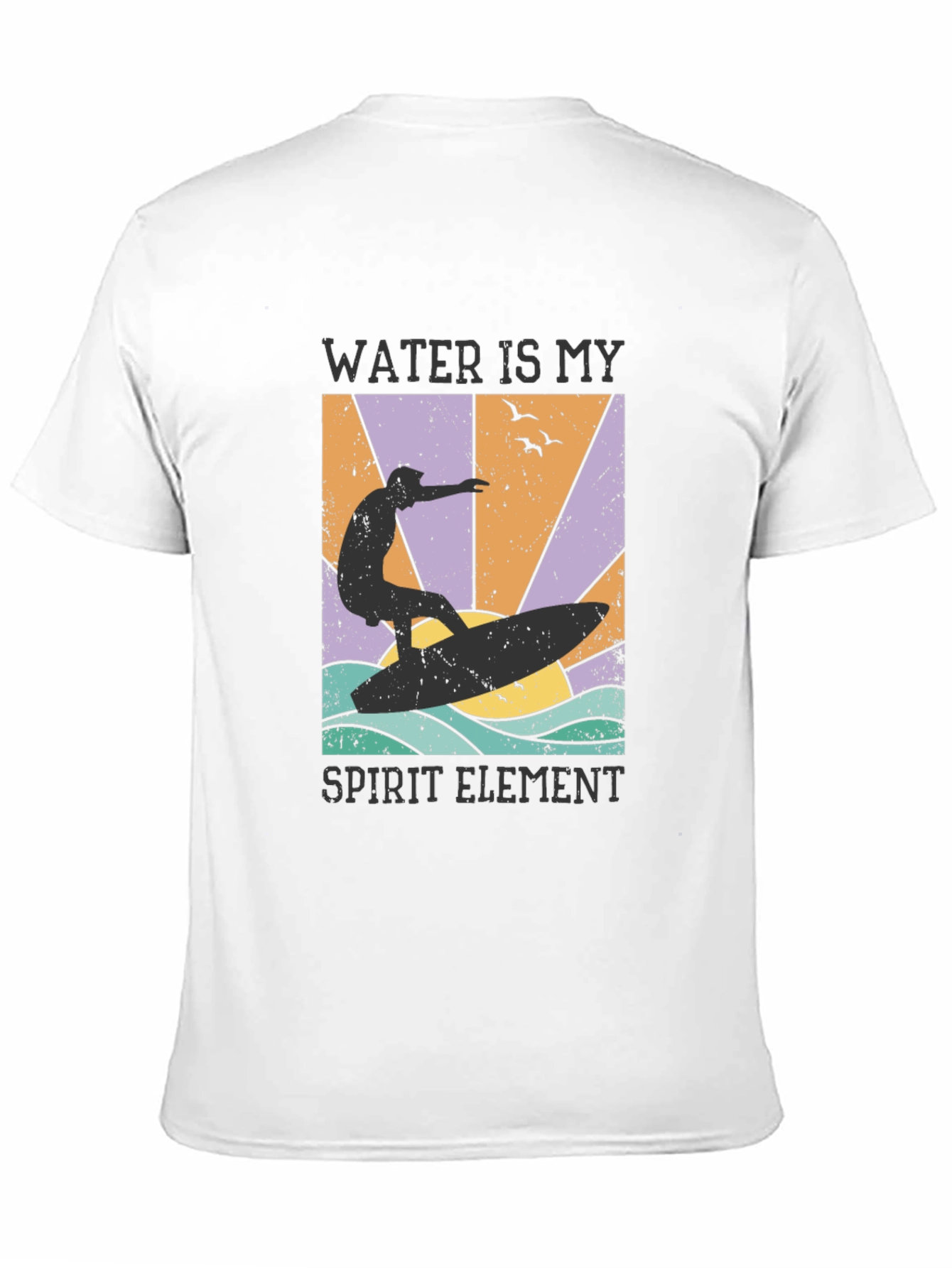 Black Water Is My Spirit Element Black T-Shirt view 11