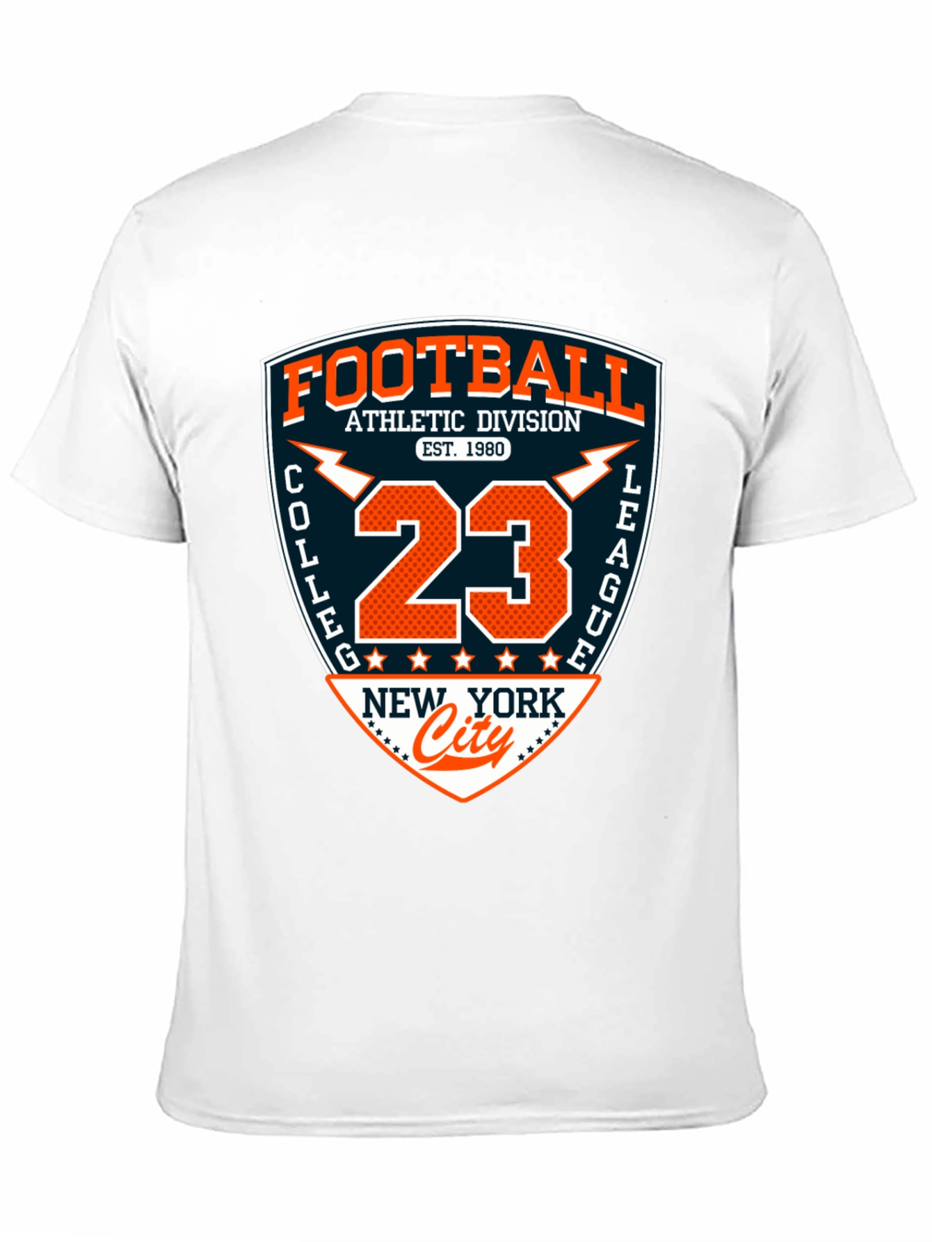 Black College Football Graphic T-Shirt - Athletic Division 23 view 11