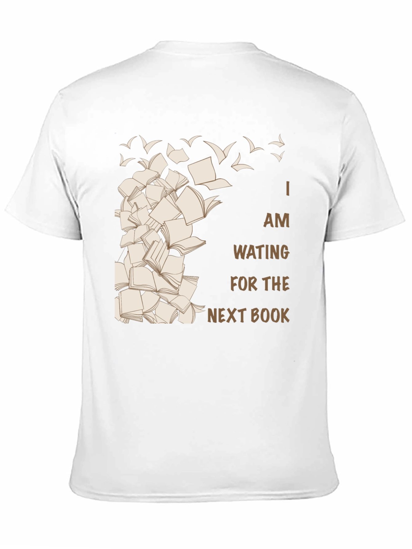 Black Book Lover's Tee: Waiting for the Next Book view 11