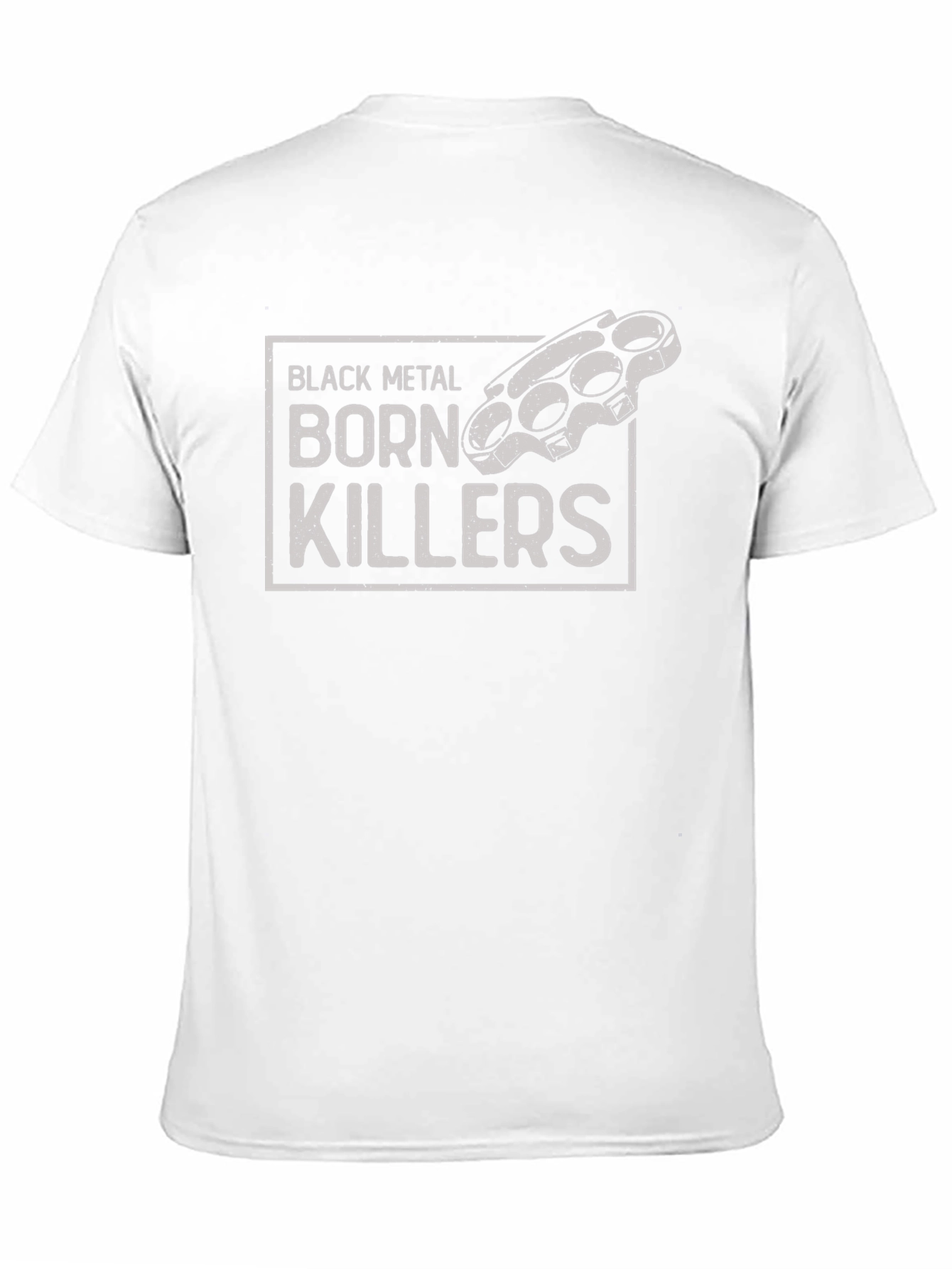 Black Black Metal Born Killers Graphic Tee view 11