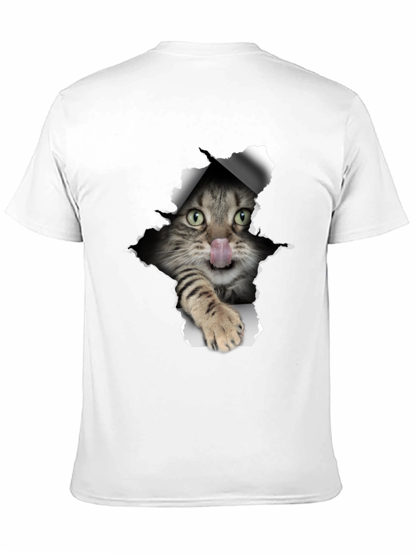 Black Cat Graphic Black T-Shirt view 11