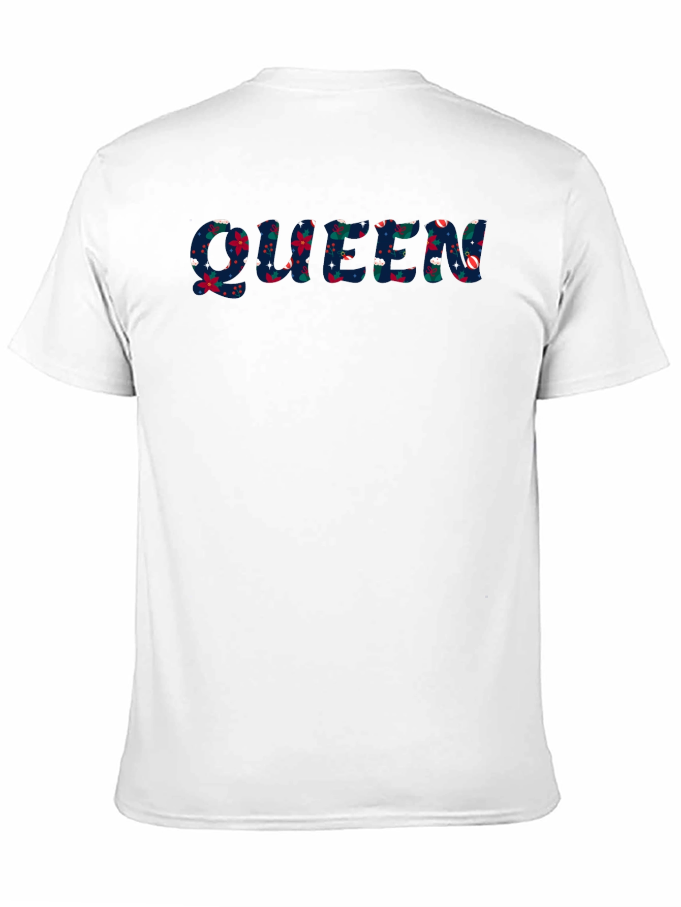 Black Floral Queen Graphic Black T-Shirt view 11