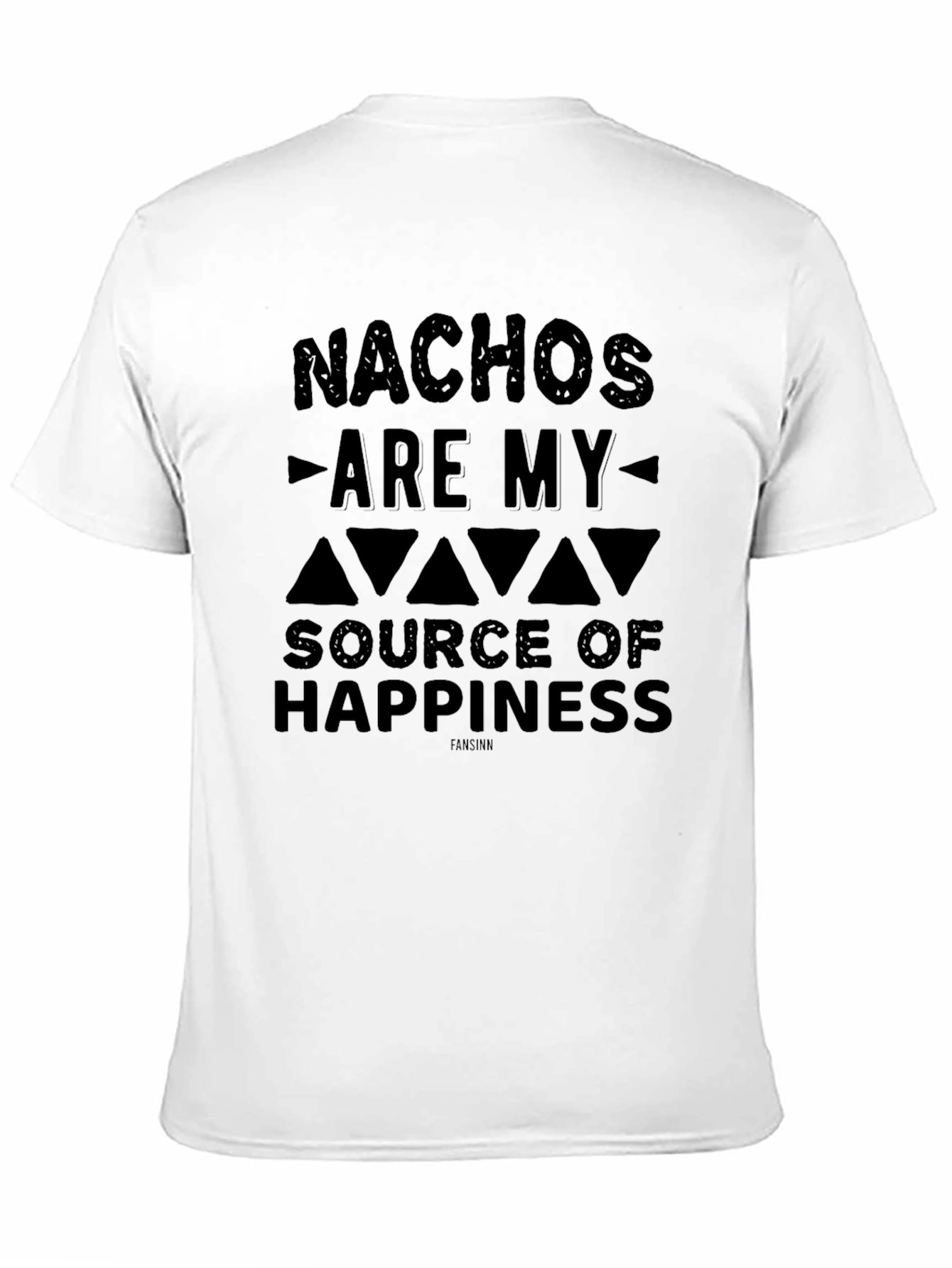 Black Nachos Are My Source of Happiness Black Graphic Tee view 11