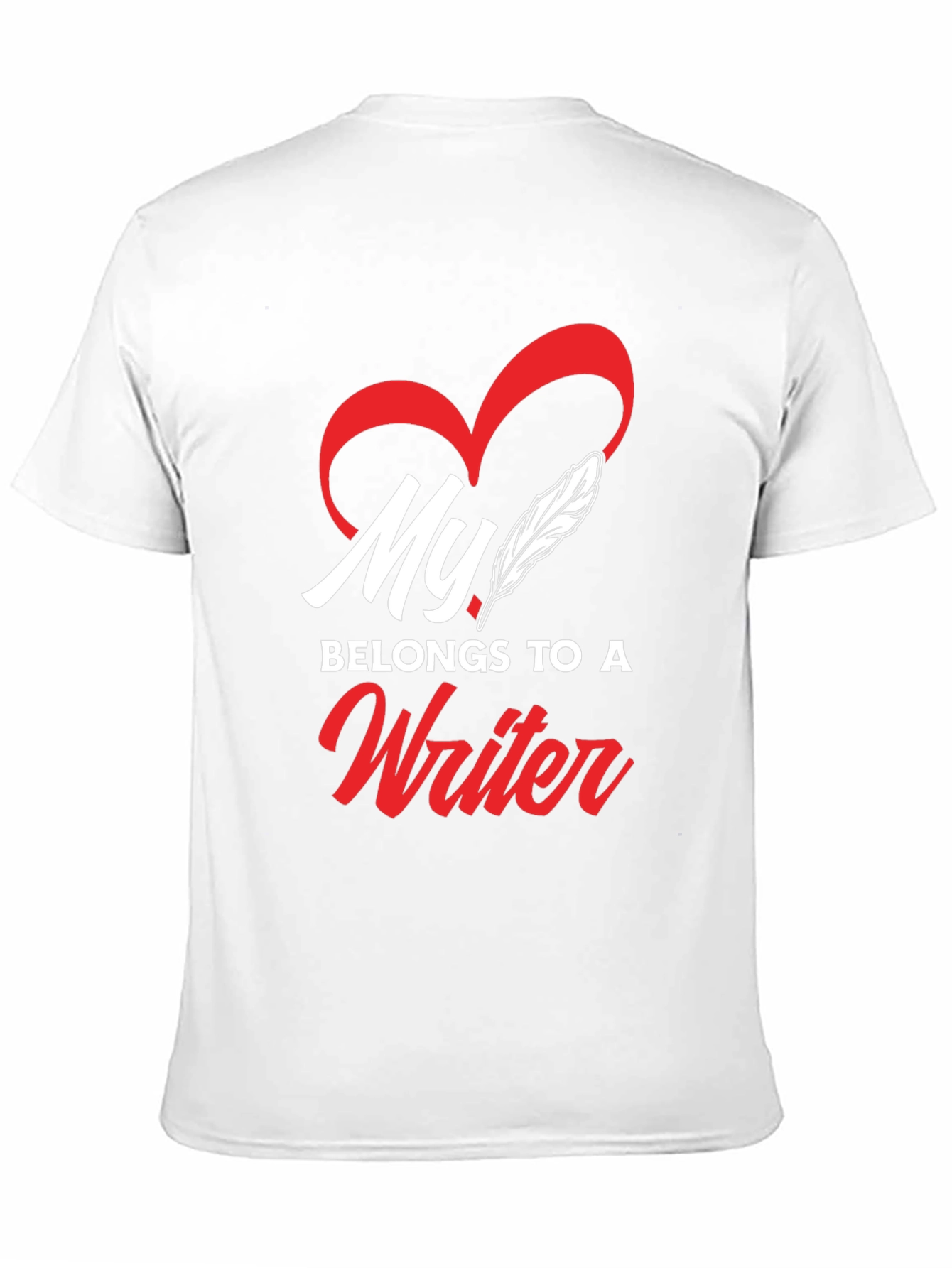 Black My Heart Belongs to a Writer - Graphic Tee view 11