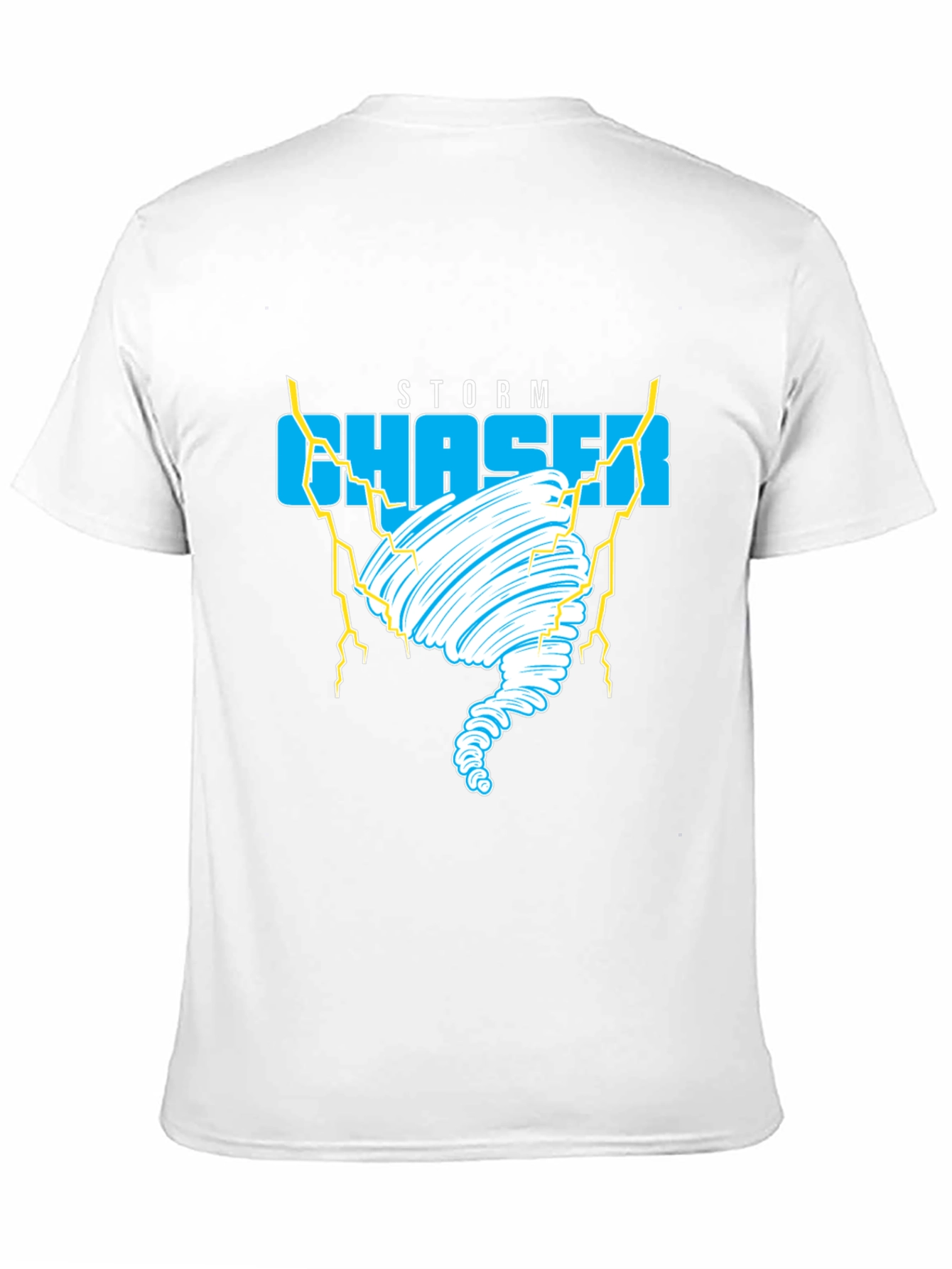 Black Storm Chaser Graphic Tee - Tornado Design view 11